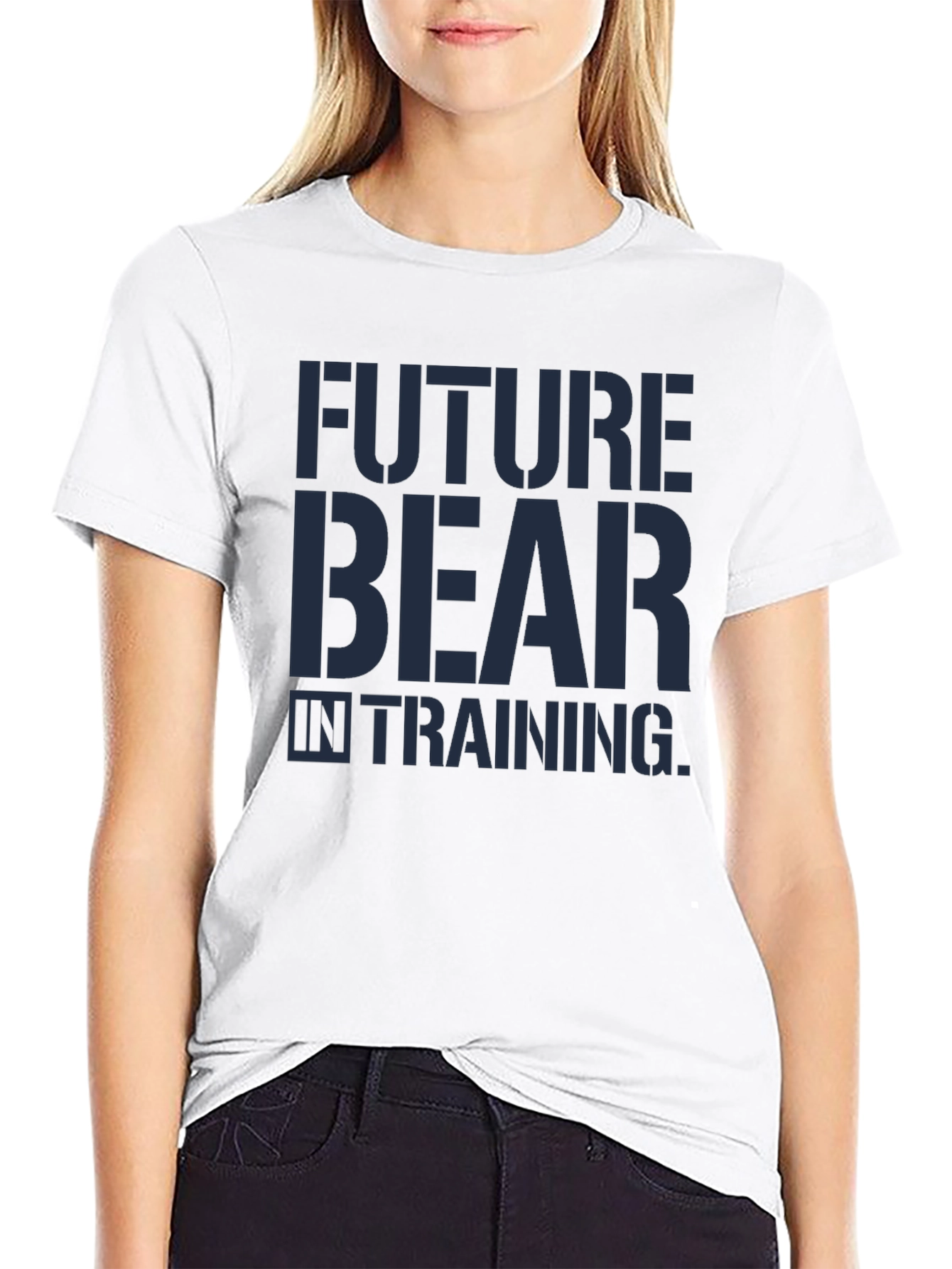 Future Bear in Training Graphic Tee - Black