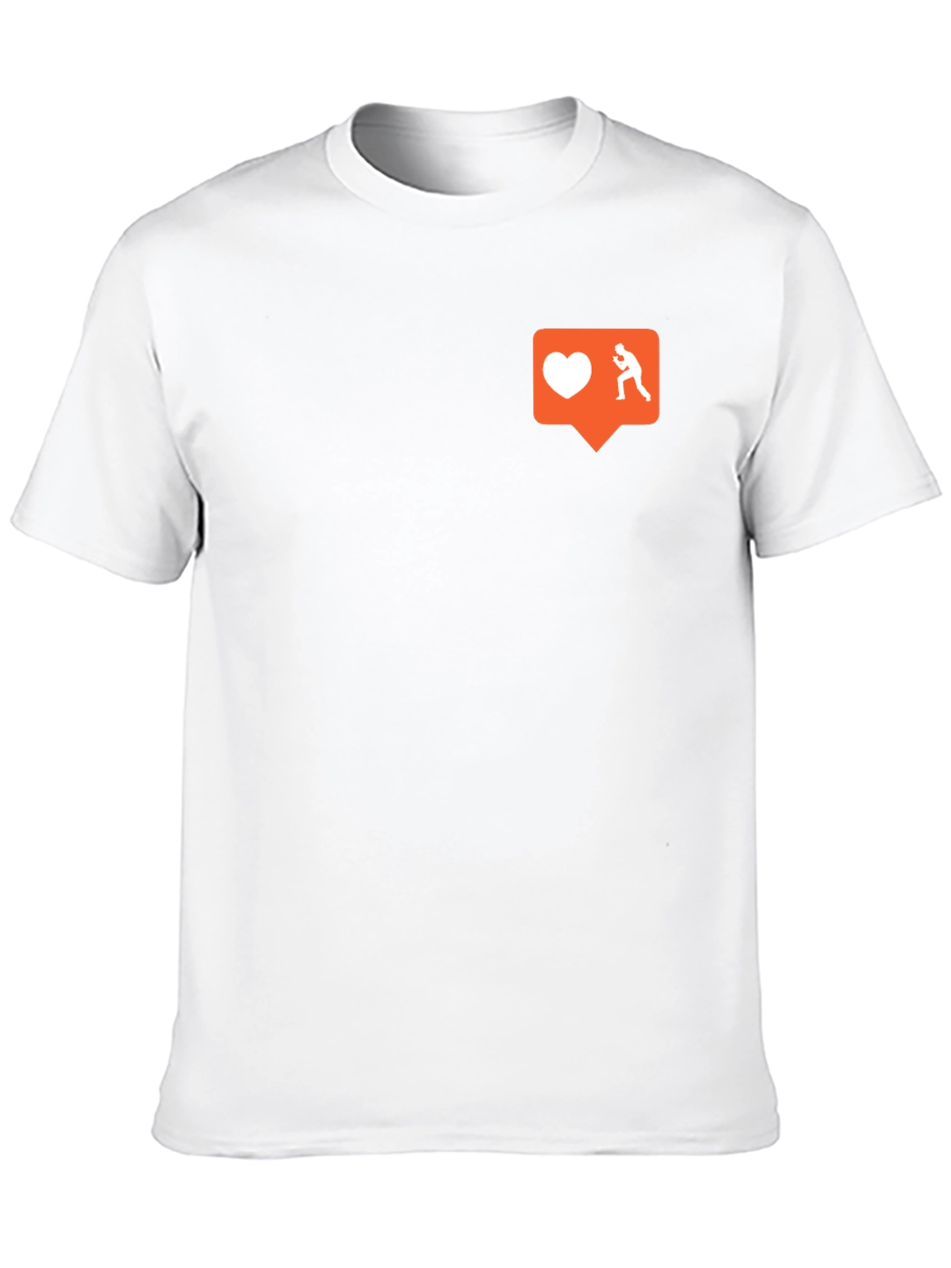 Black T-Shirt with Social Media Inspired Graphic