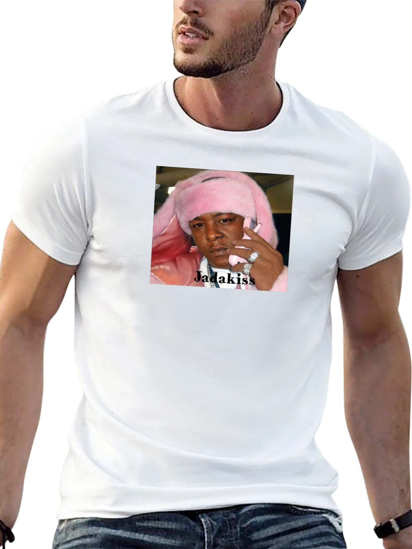Jadakiss Pink Bunny Hat T-Shirt