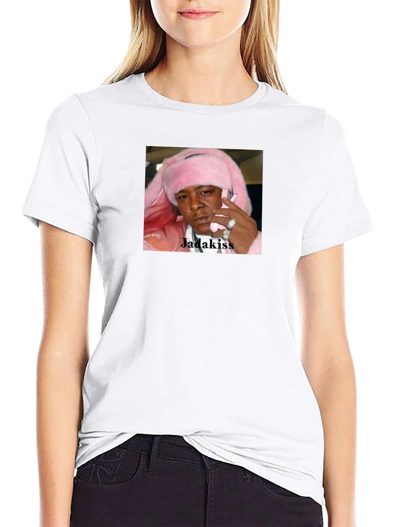 Jadakiss Pink Bunny Hat T-Shirt