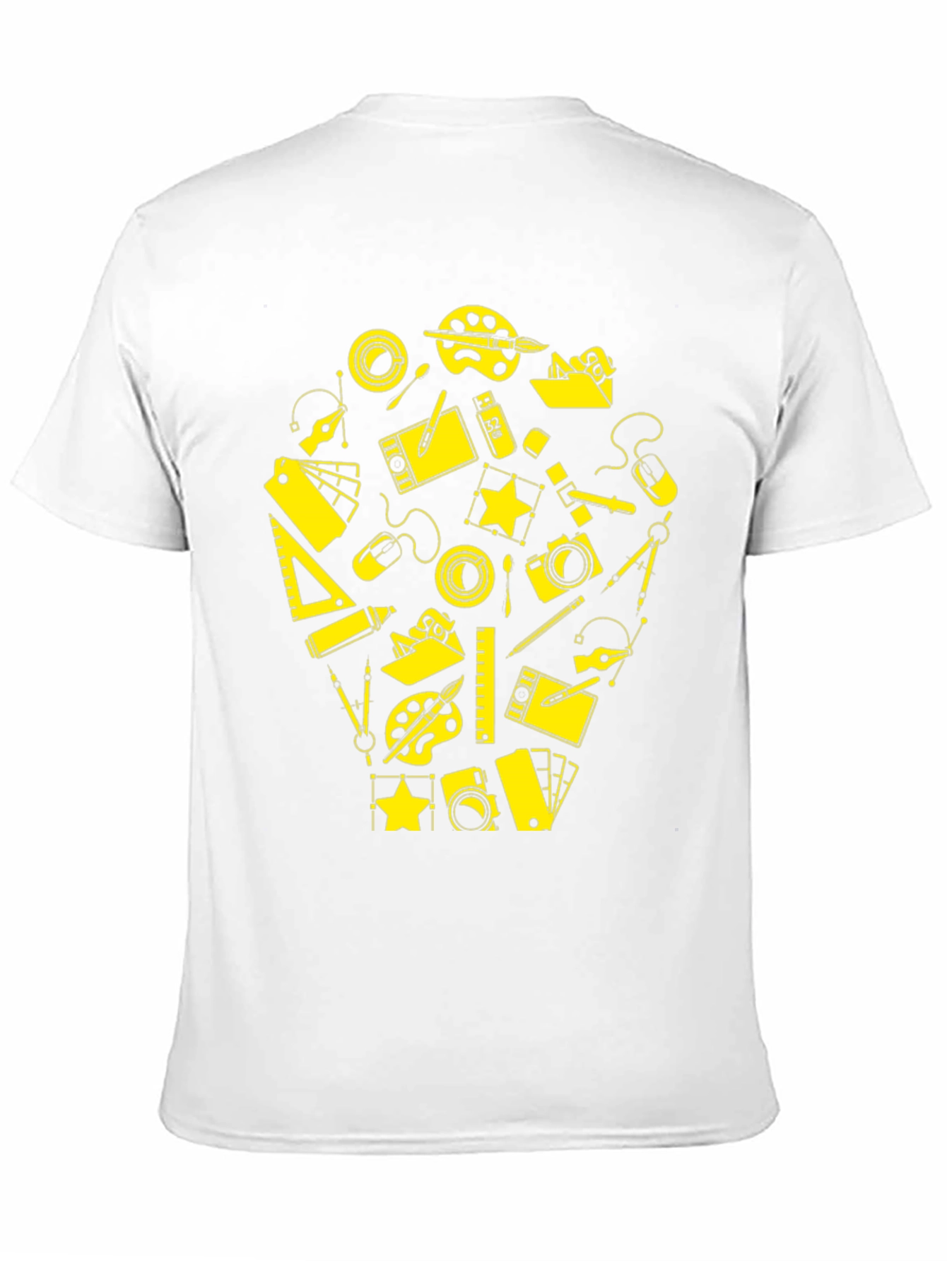 Creative Design Black T-Shirt