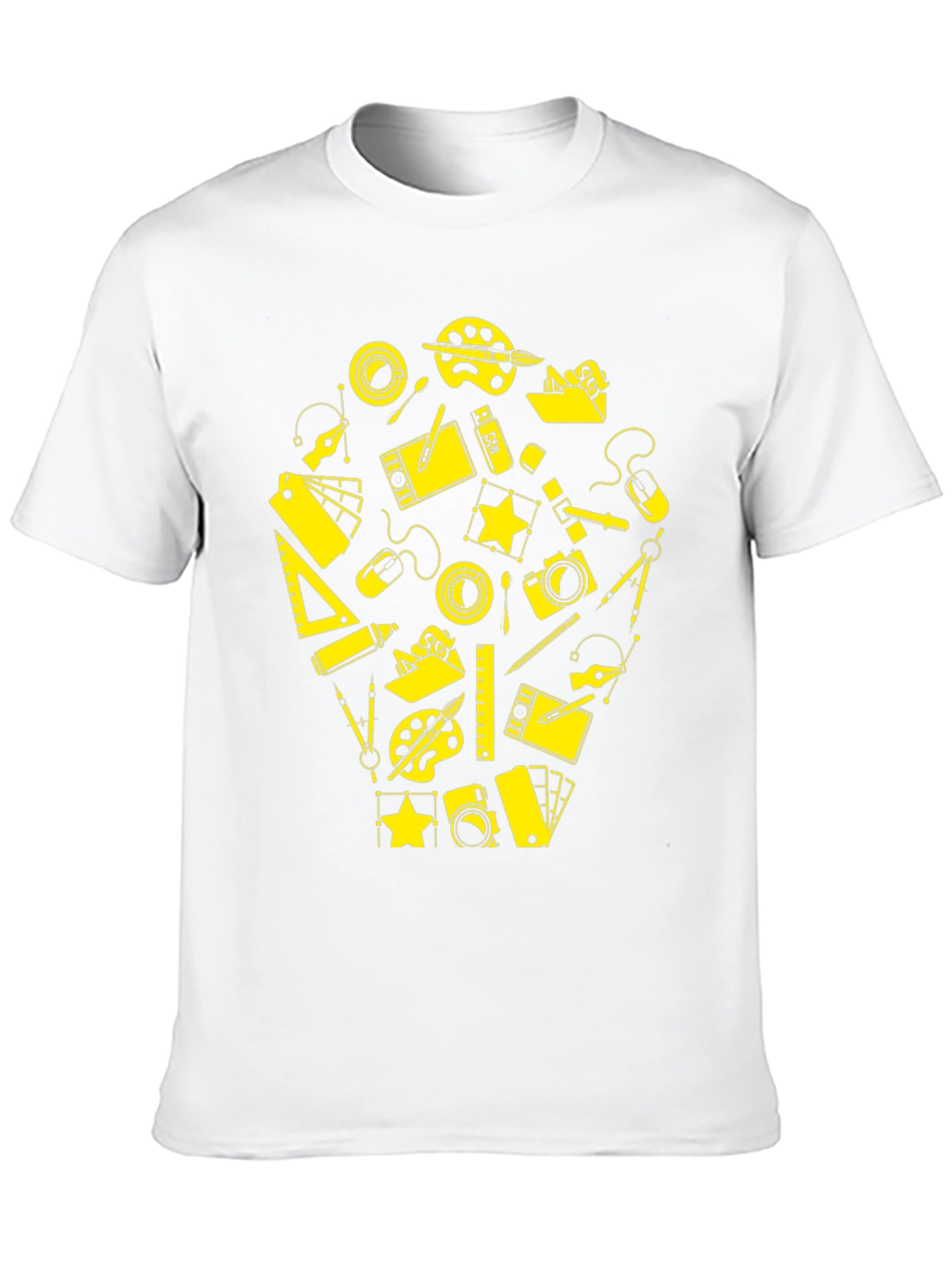 Creative Design Black T-Shirt