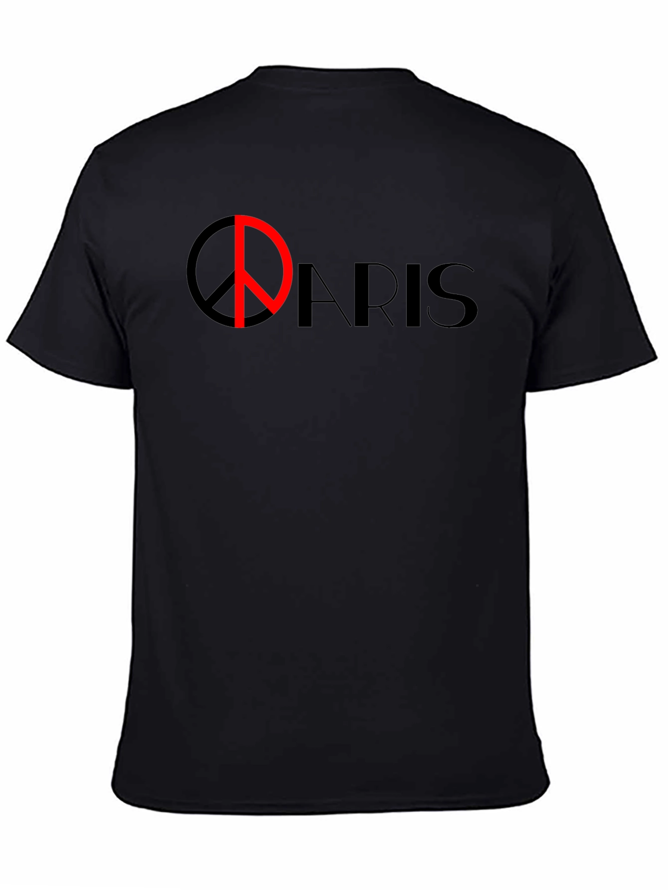 Paris Peace Symbol Graphic T-Shirt - Modern Urban Style