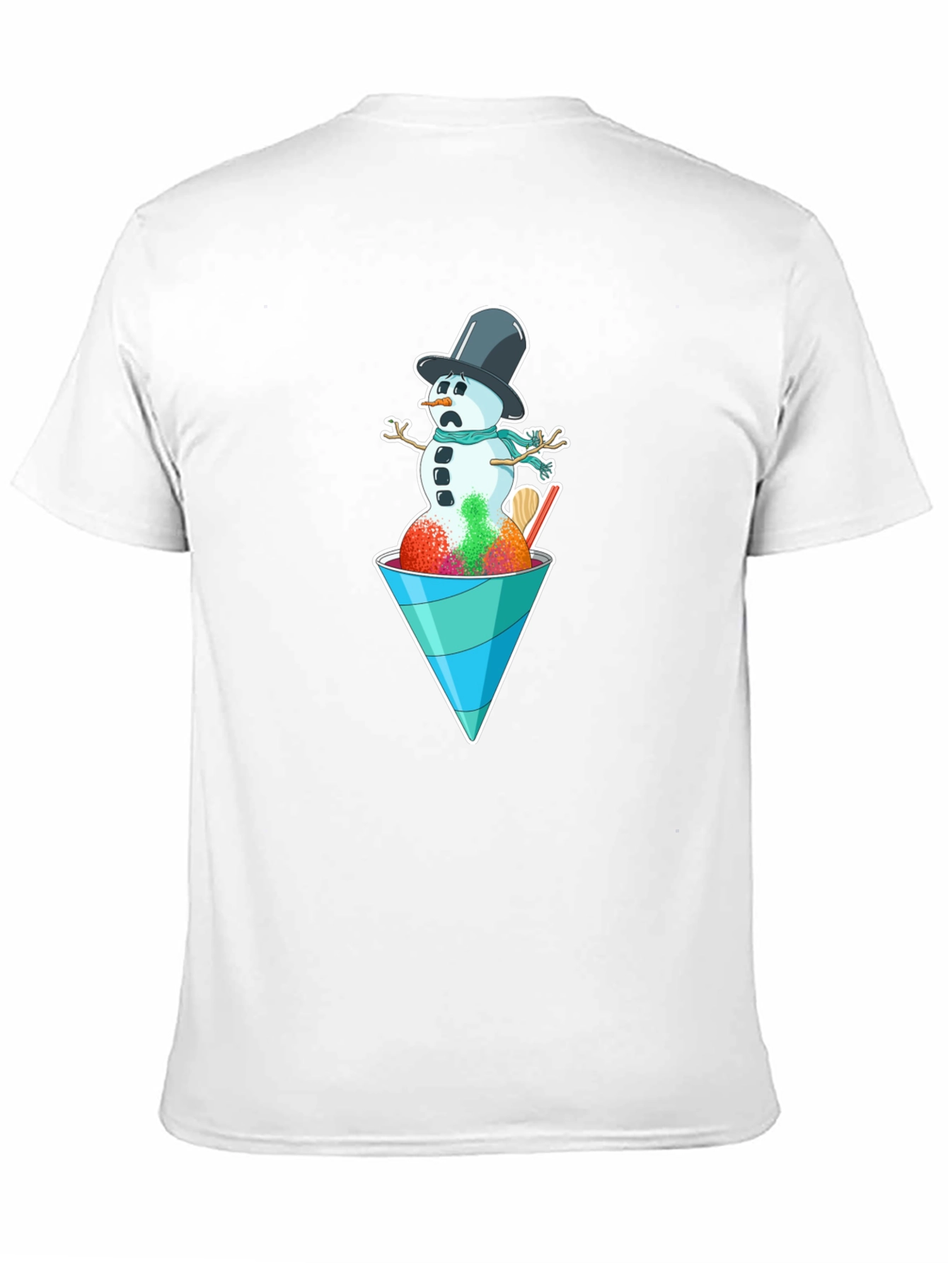 Snowman Shaved Ice Graphic Tee