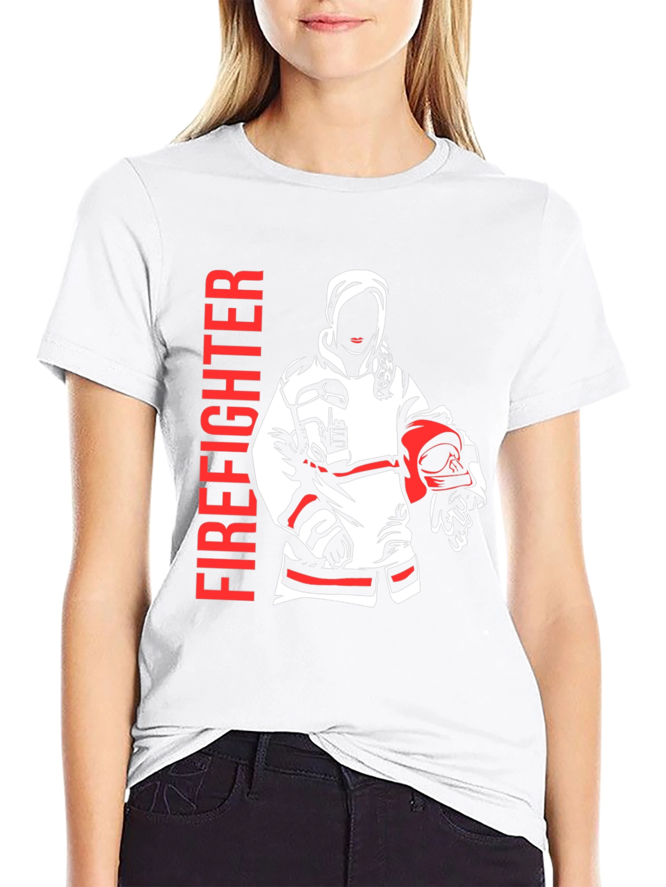 Firefighter Graphic Tee - Heroic Design
