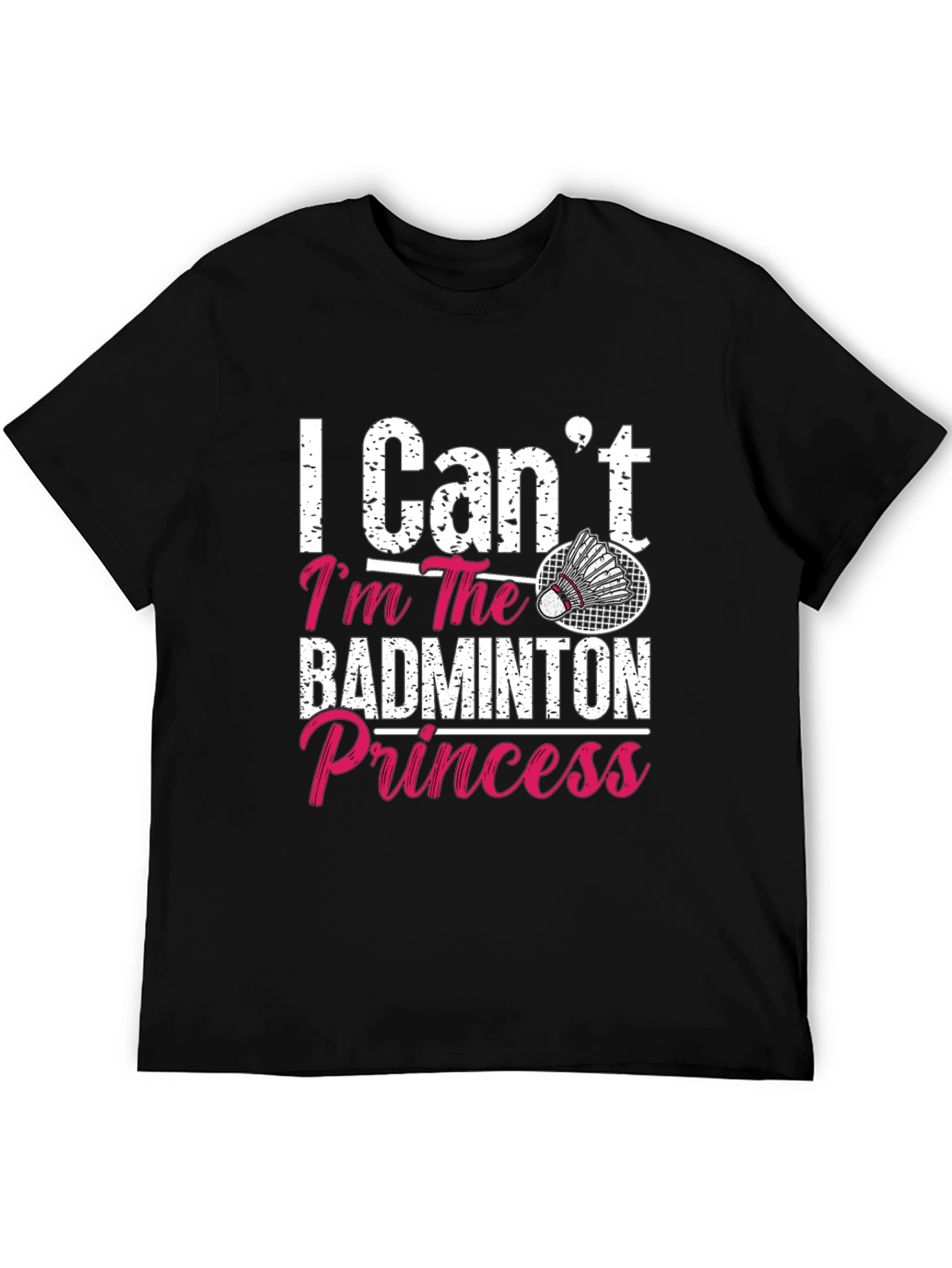 Badminton Princess Graphic T-Shirt