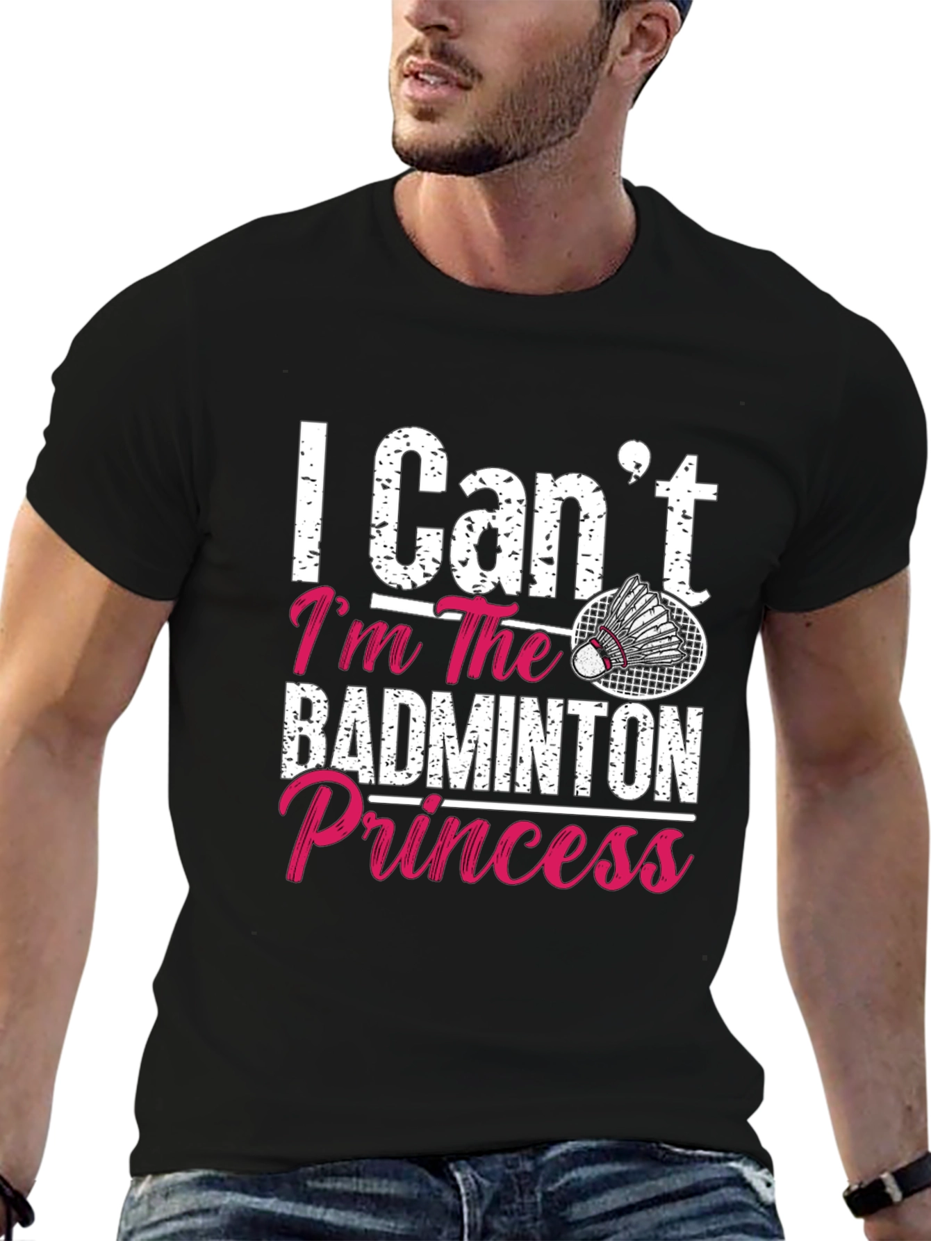 Badminton Princess Graphic T-Shirt