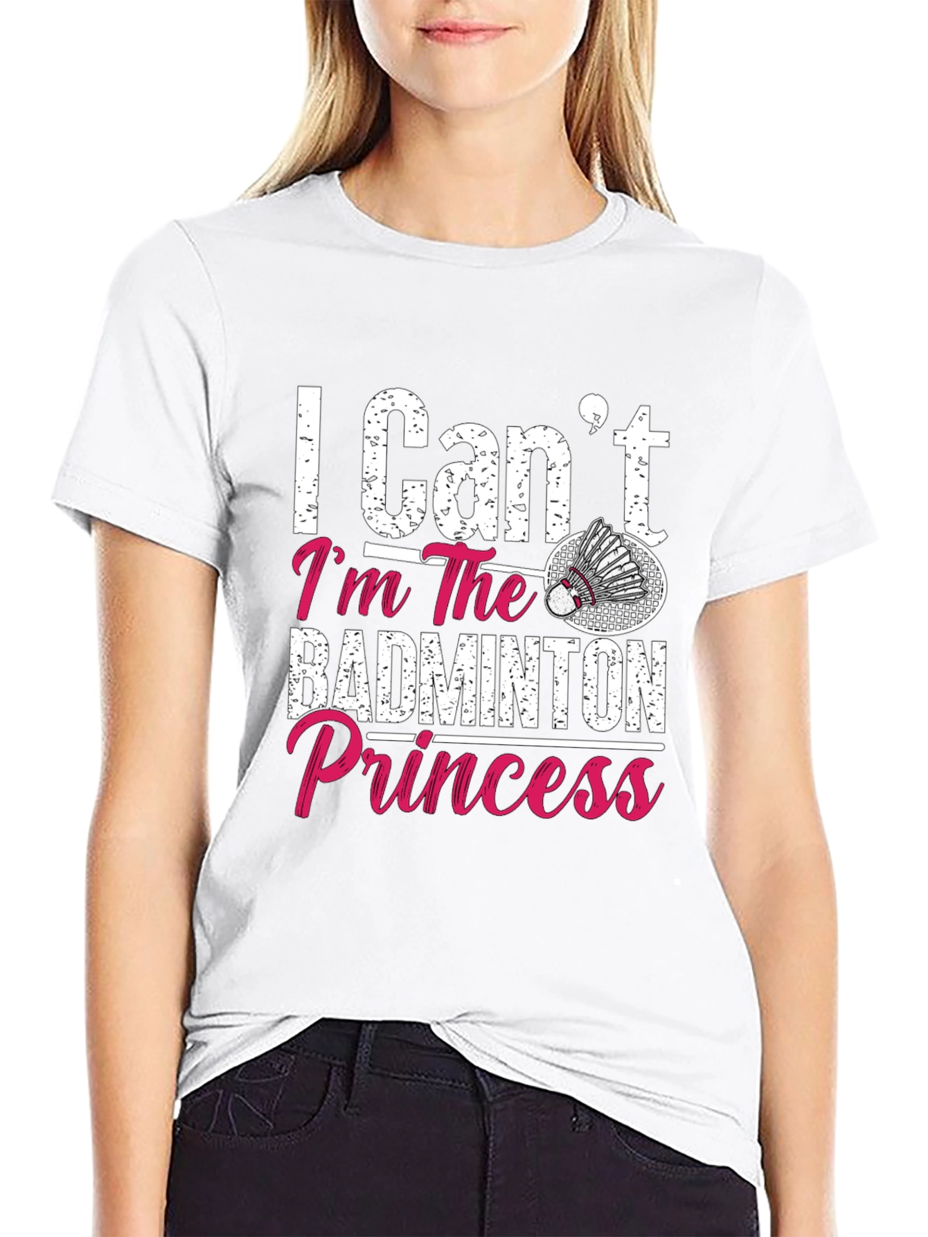 Badminton Princess Graphic T-Shirt