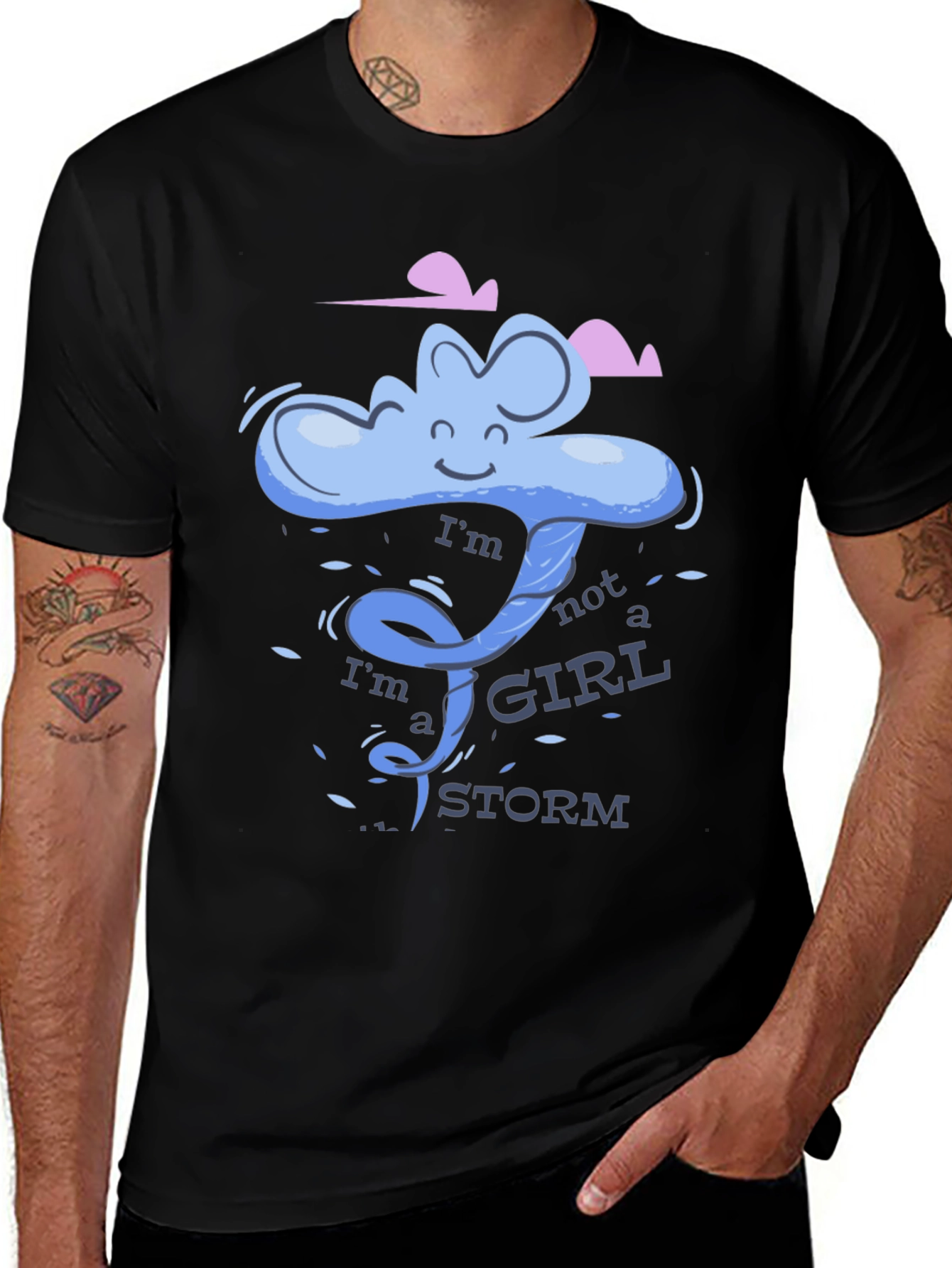 Im Not a Girl Im a Storm T-Shirt