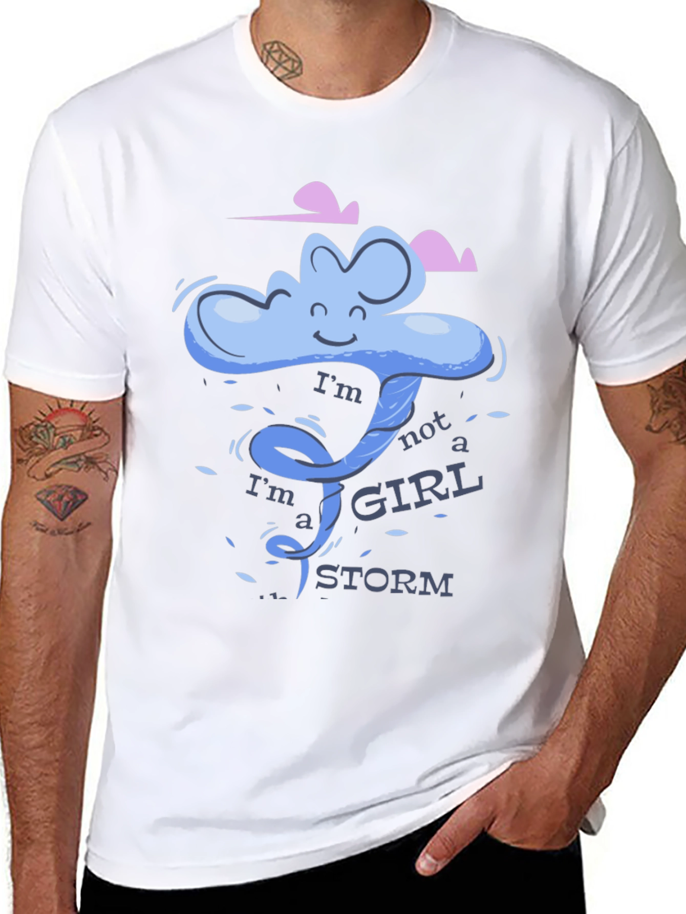 Im Not a Girl Im a Storm T-Shirt