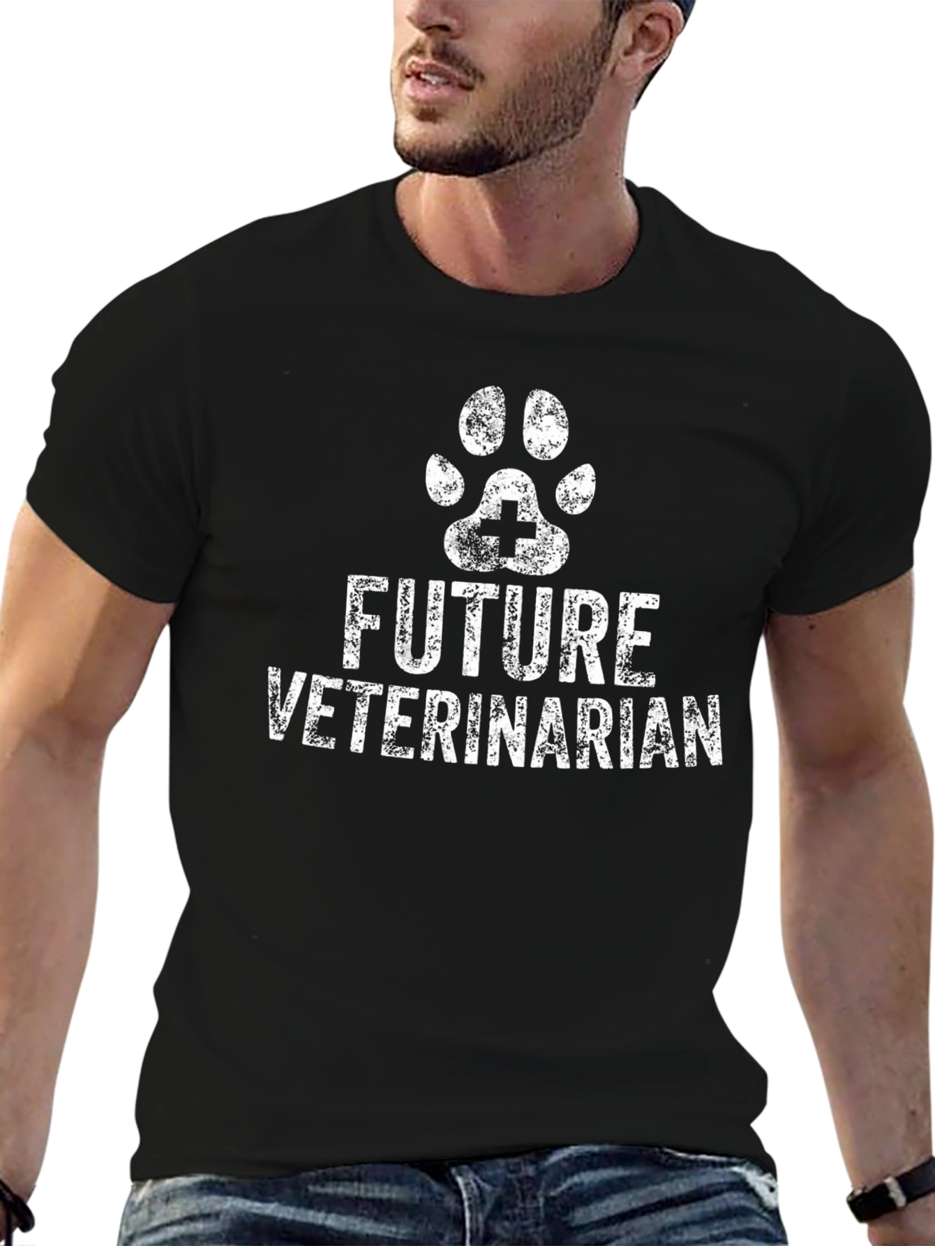 Future Veterinarian Black T-Shirt