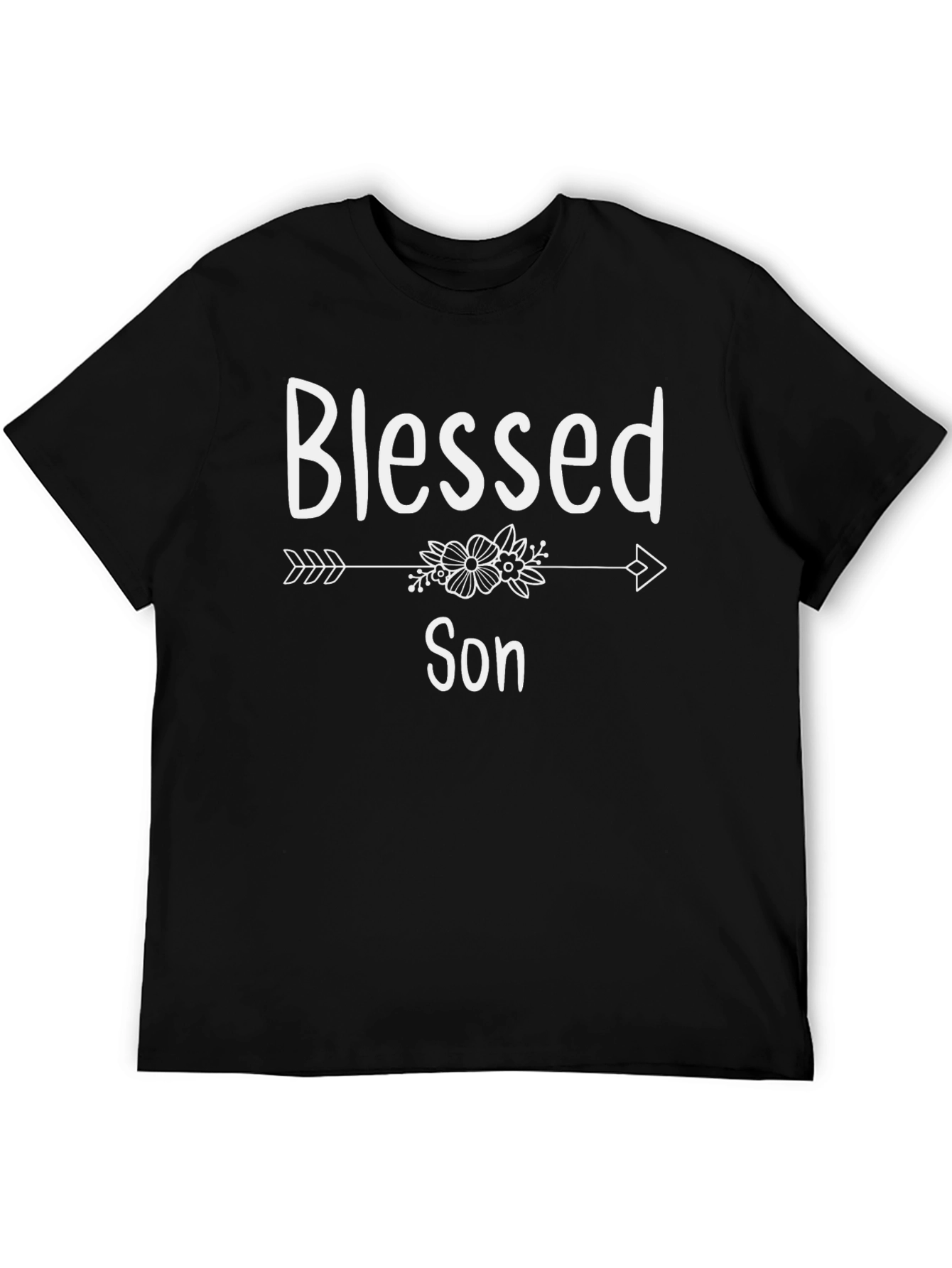 Blessed Son T-Shirt Arrow Floral Design