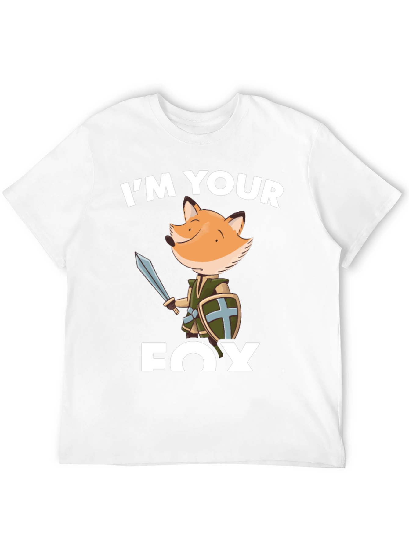 Im Your Fox T-Shirt - Black Cotton Tee