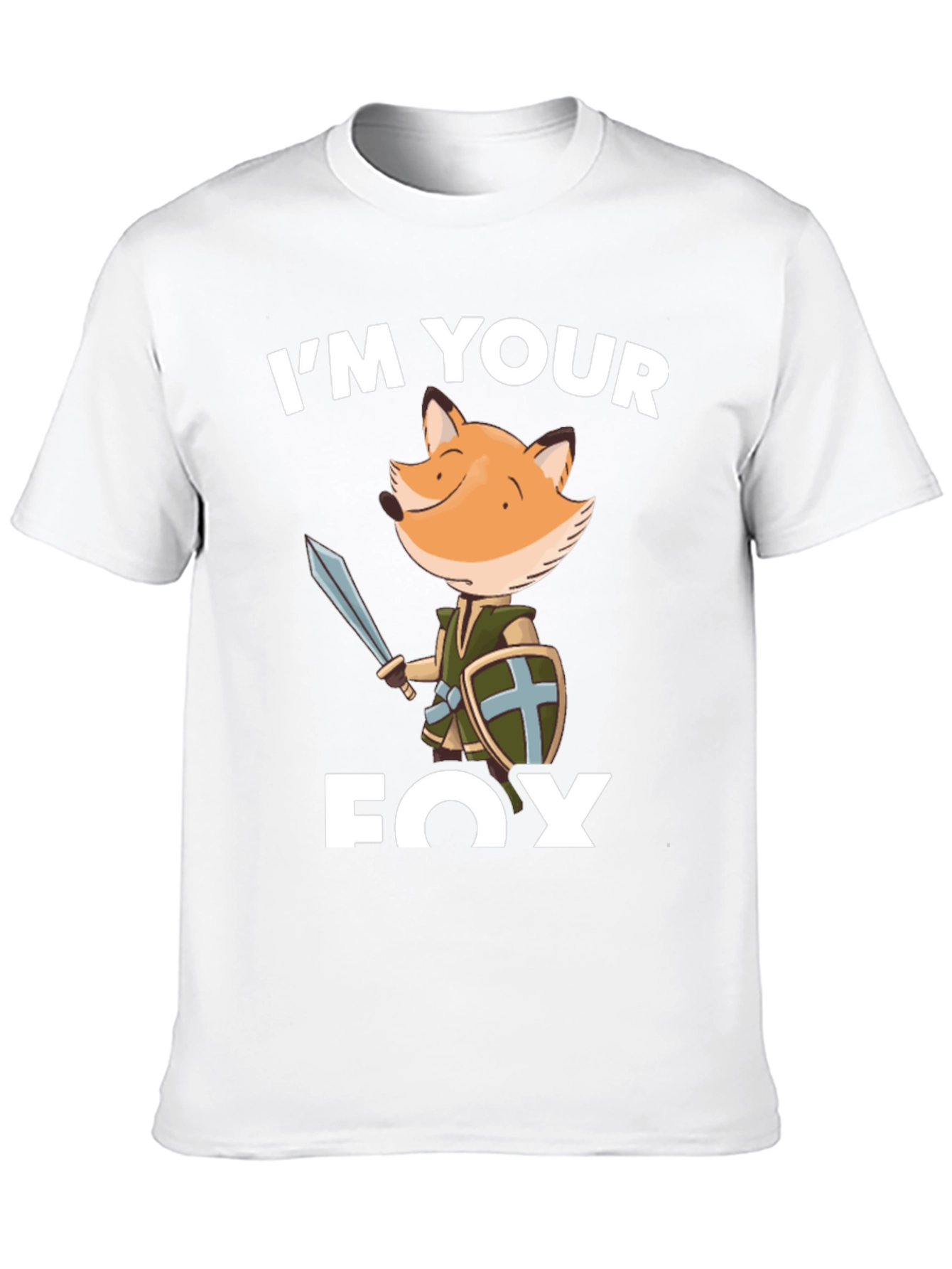 Im Your Fox T-Shirt - Black Cotton Tee
