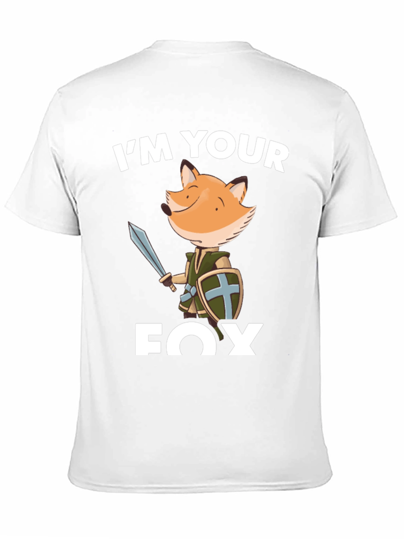 Im Your Fox T-Shirt - Black Cotton Tee
