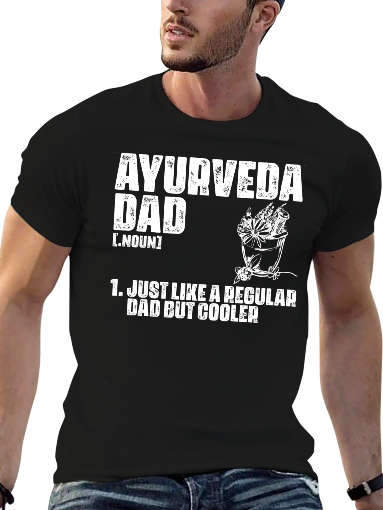 Ayurveda Dad Graphic Tee - Cool Dad Shirt
