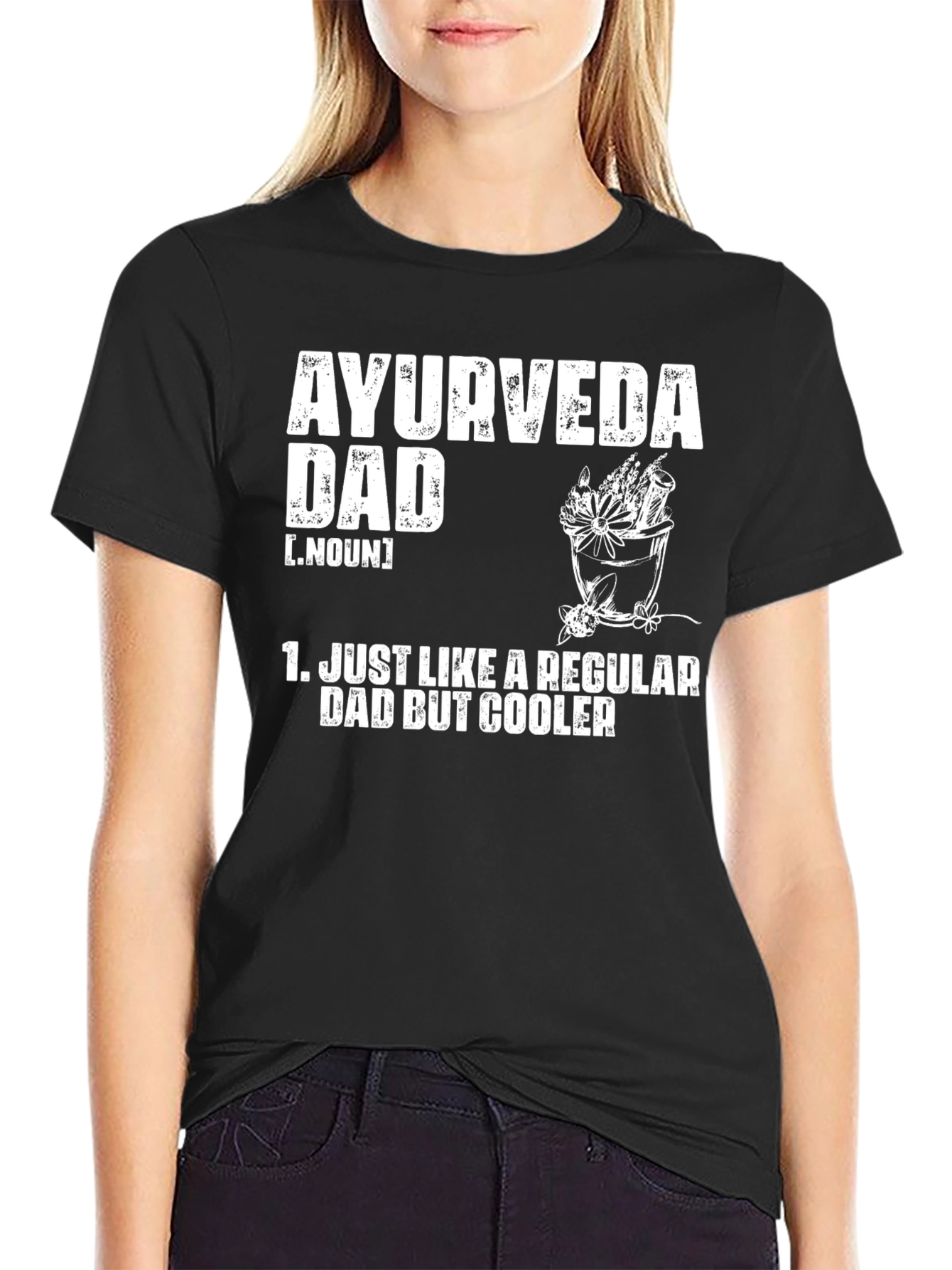 Ayurveda Dad Graphic Tee - Cool Dad Shirt