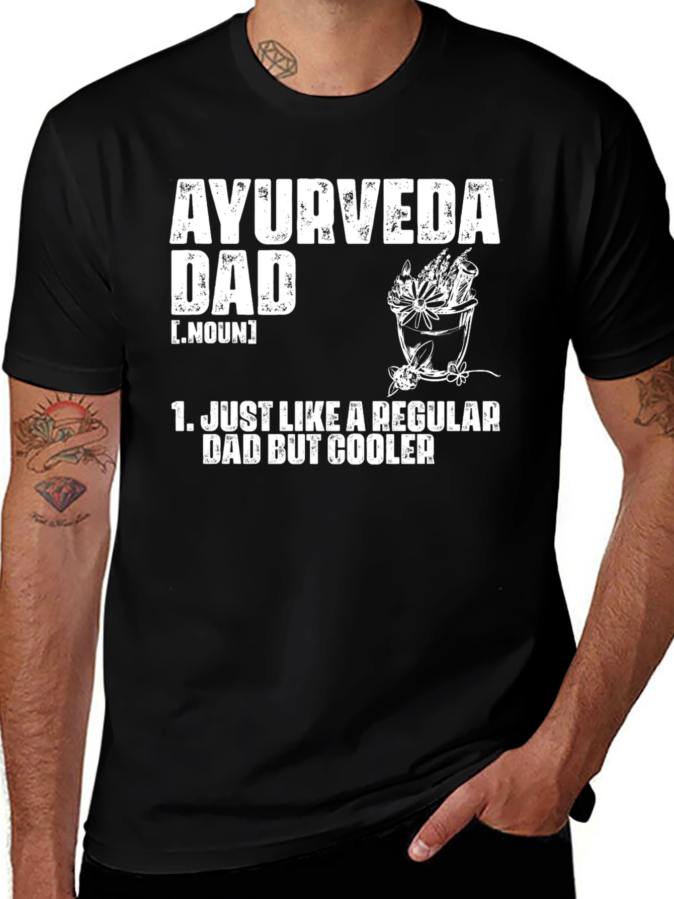 Ayurveda Dad Graphic Tee - Cool Dad Shirt