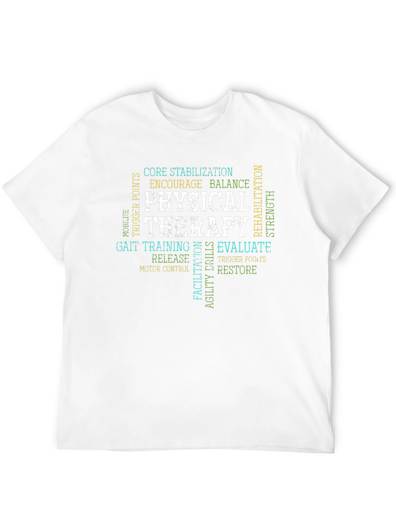 Physical Therapy Word Art T-Shirt