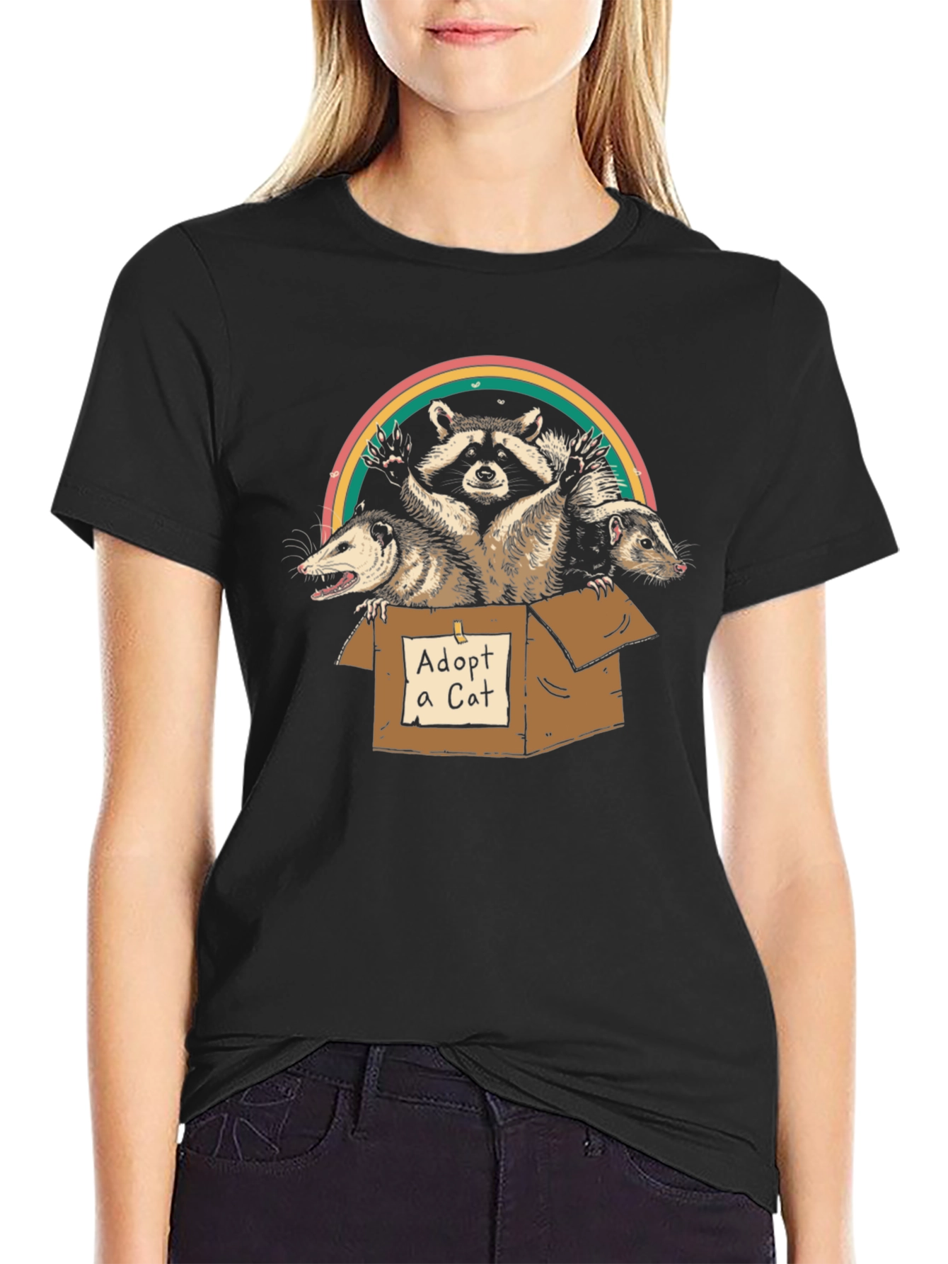 Adopt A Cat Funny T-Shirt