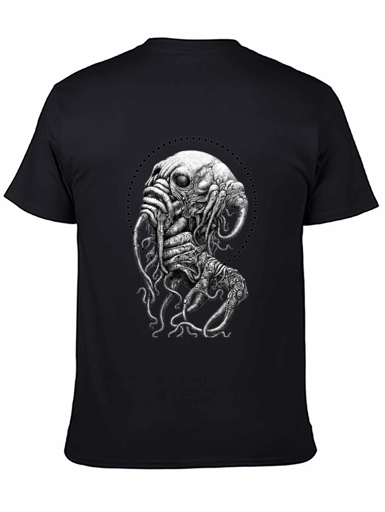 Mind Flayer Graphic T-Shirt - Black Cotton Tee