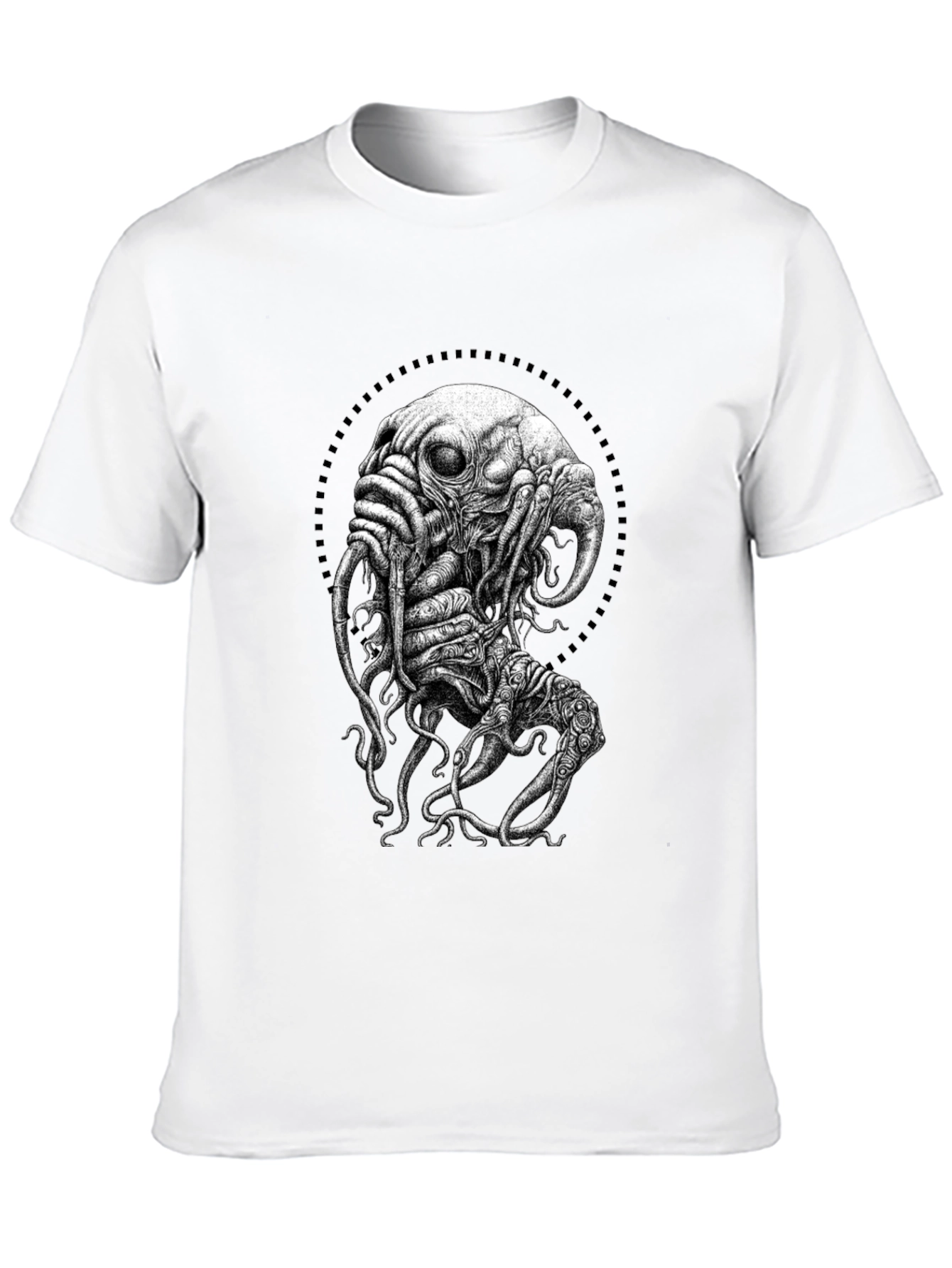 Mind Flayer Graphic T-Shirt - Black Cotton Tee