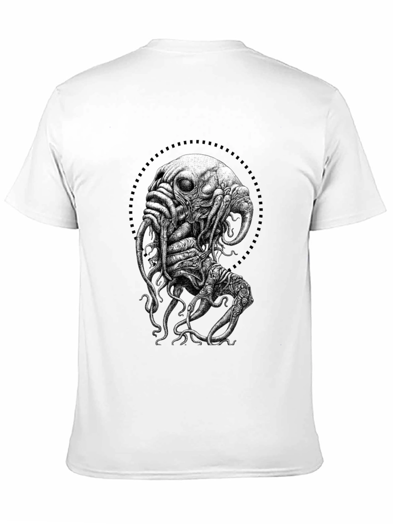 Mind Flayer Graphic T-Shirt - Black Cotton Tee