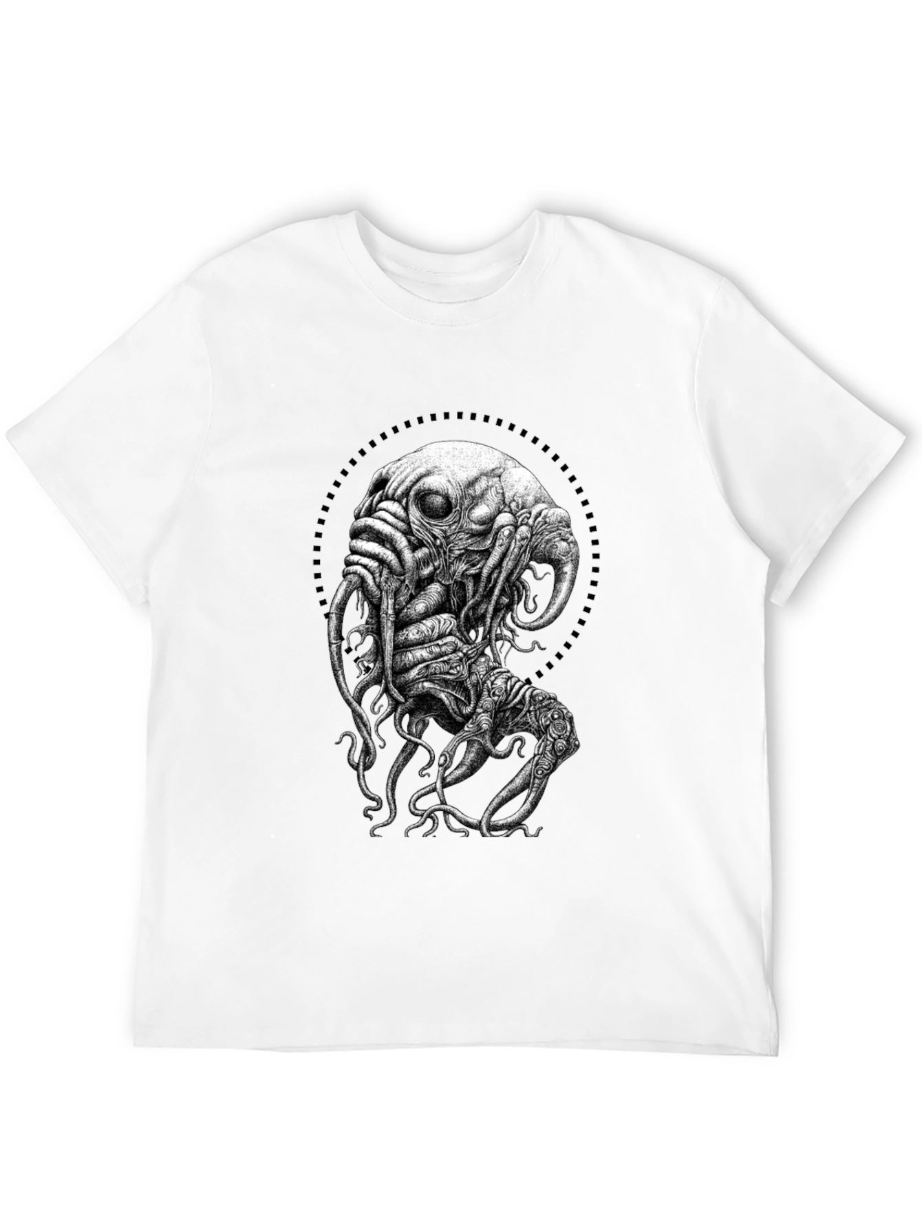 Mind Flayer Graphic T-Shirt - Black Cotton Tee