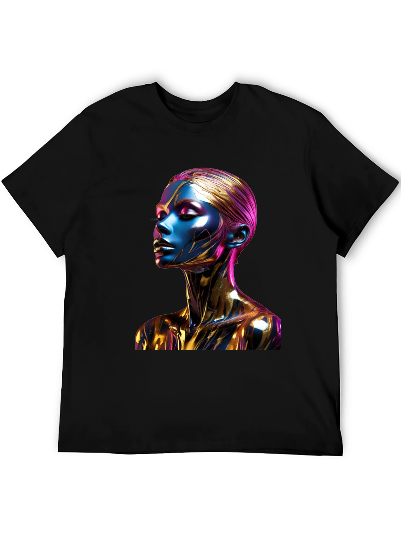 Abstract Art T-Shirt - Metallic Beauty