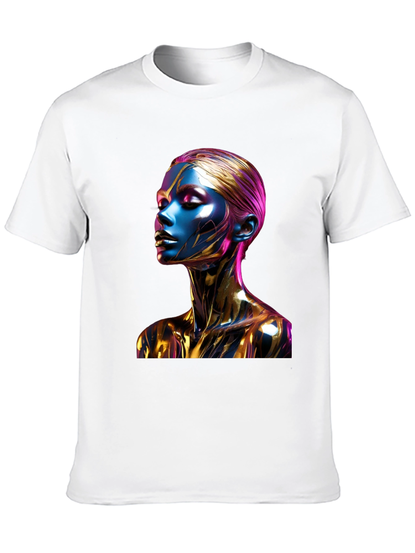 Abstract Art T-Shirt - Metallic Beauty