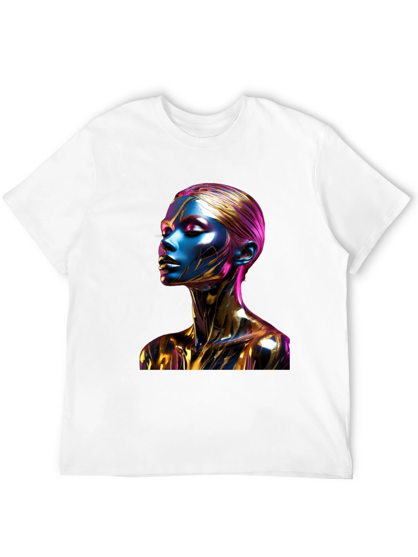 Abstract Art T-Shirt - Metallic Beauty