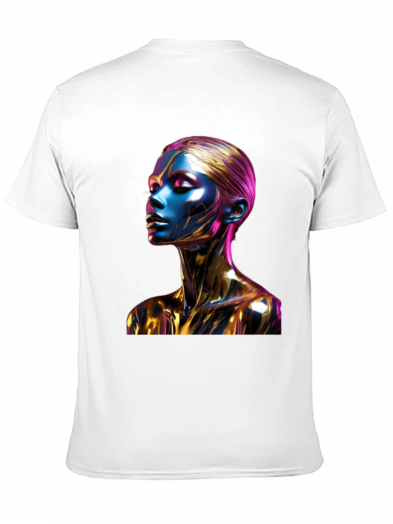 Abstract Art T-Shirt - Metallic Beauty