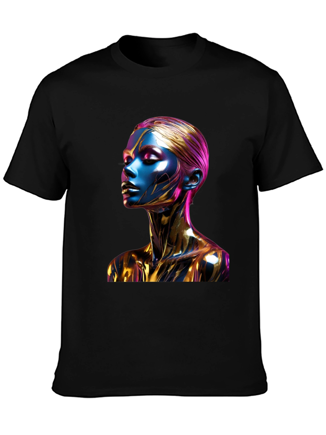 Abstract Art T-Shirt - Metallic Beauty
