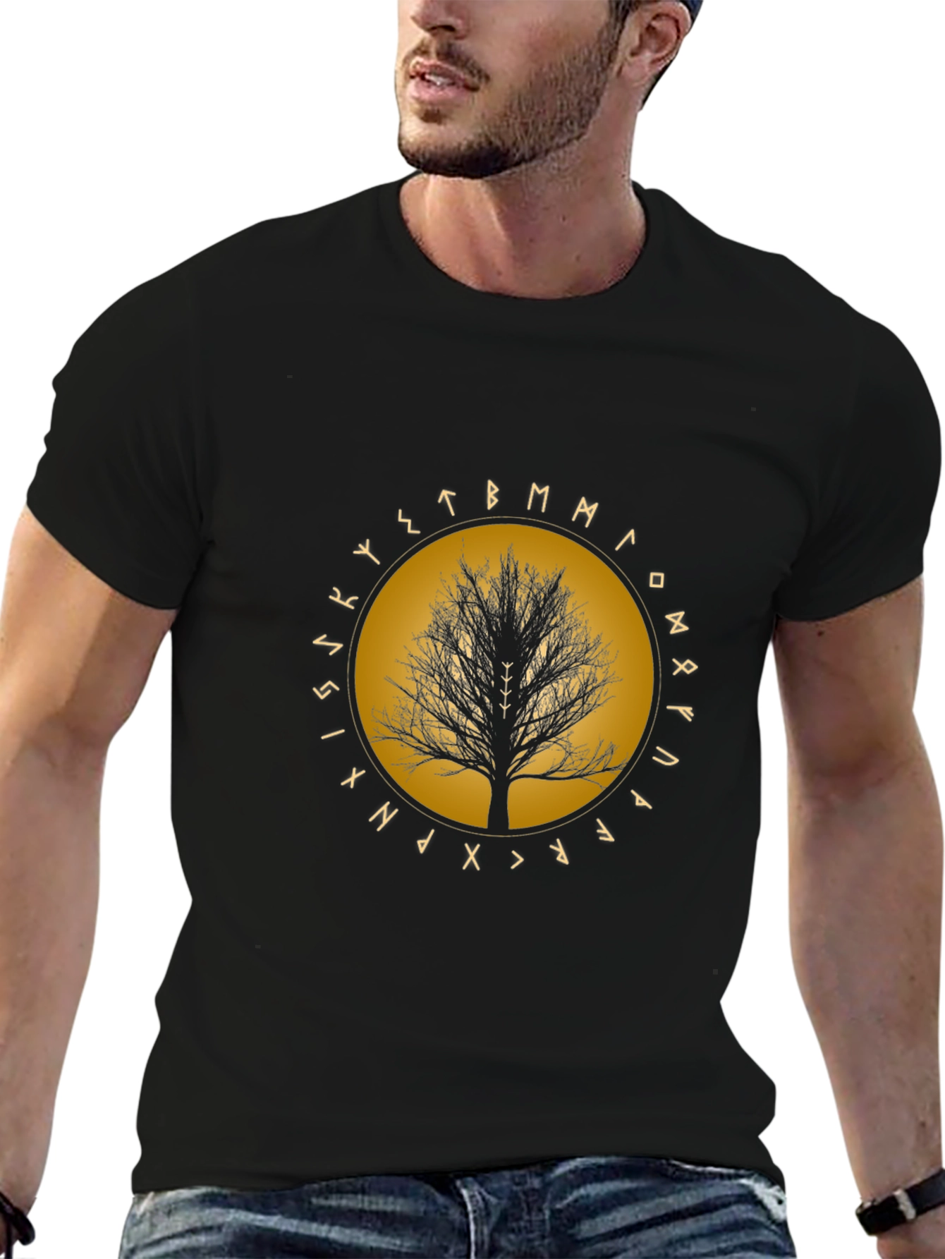 Yggdrasil Tree of Life Viking Rune T-Shirt