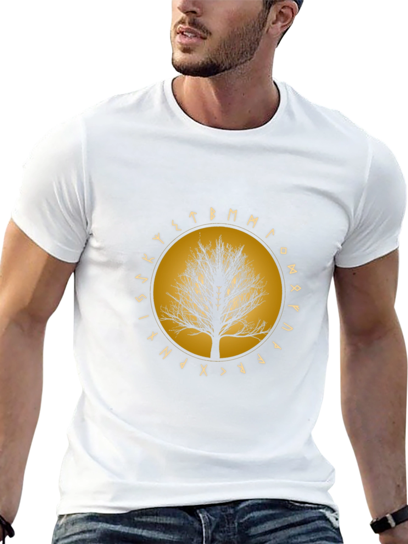 Yggdrasil Tree of Life Viking Rune T-Shirt