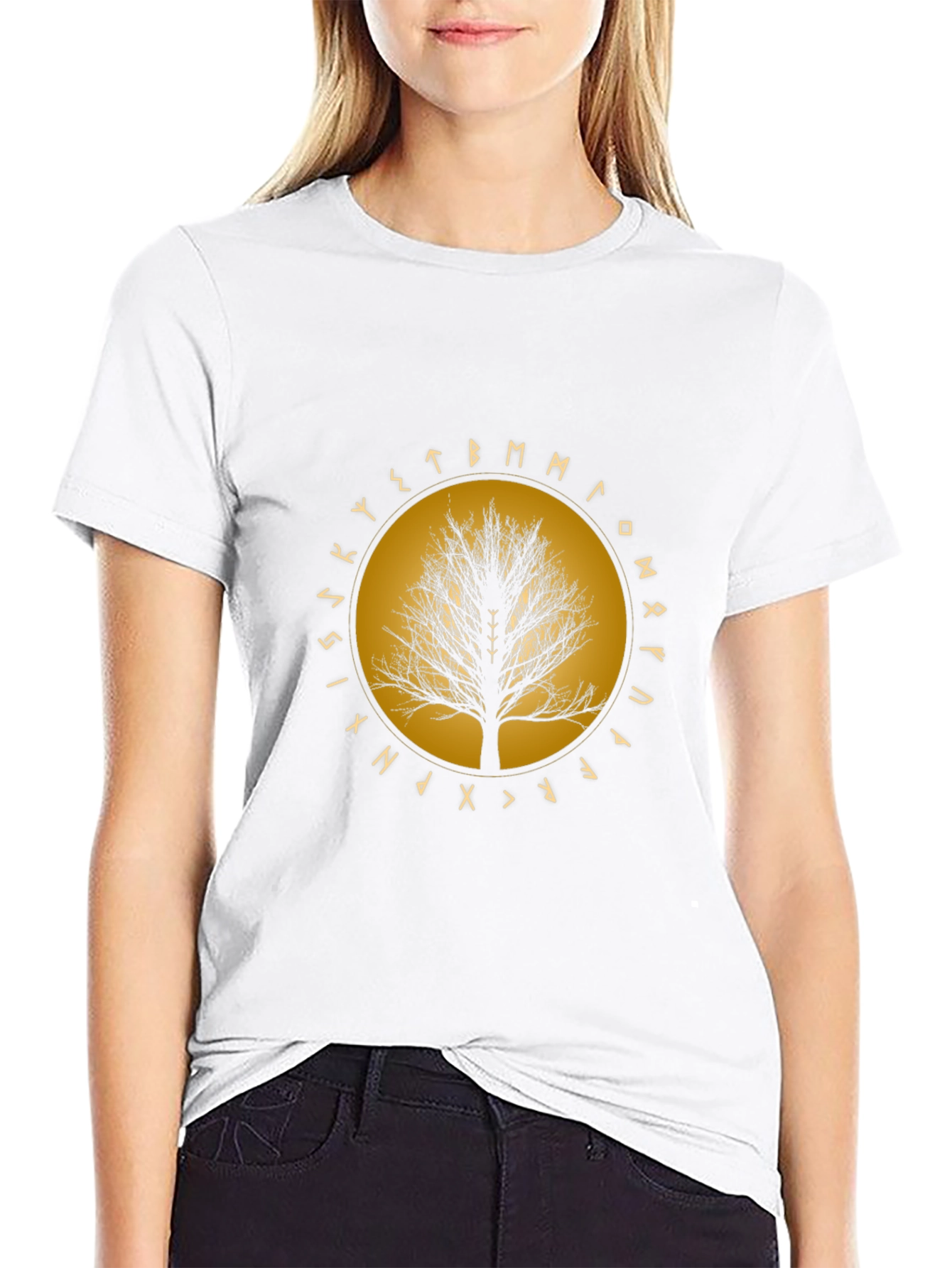 Yggdrasil Tree of Life Viking Rune T-Shirt
