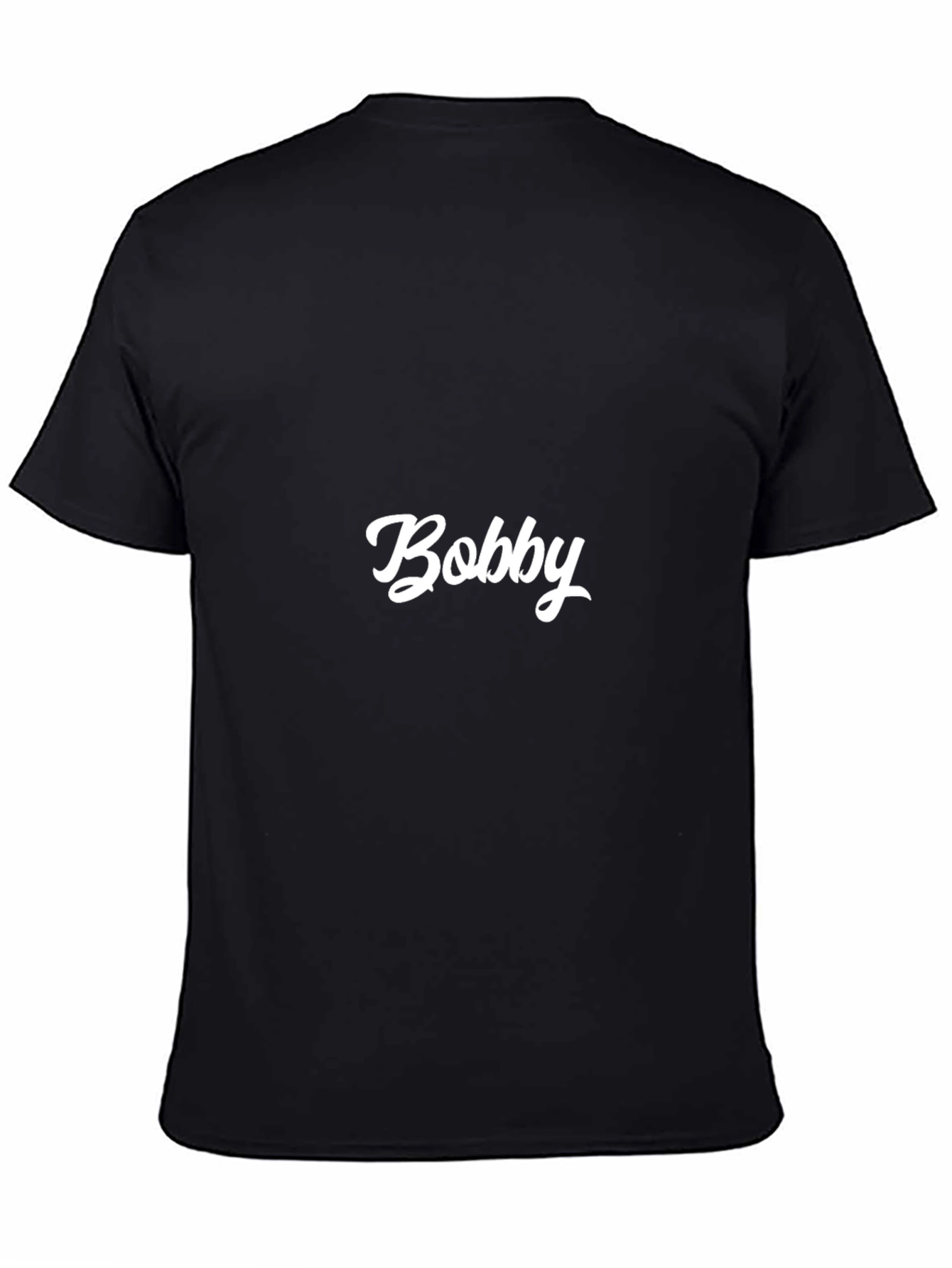 Bobby Script Black T-Shirt