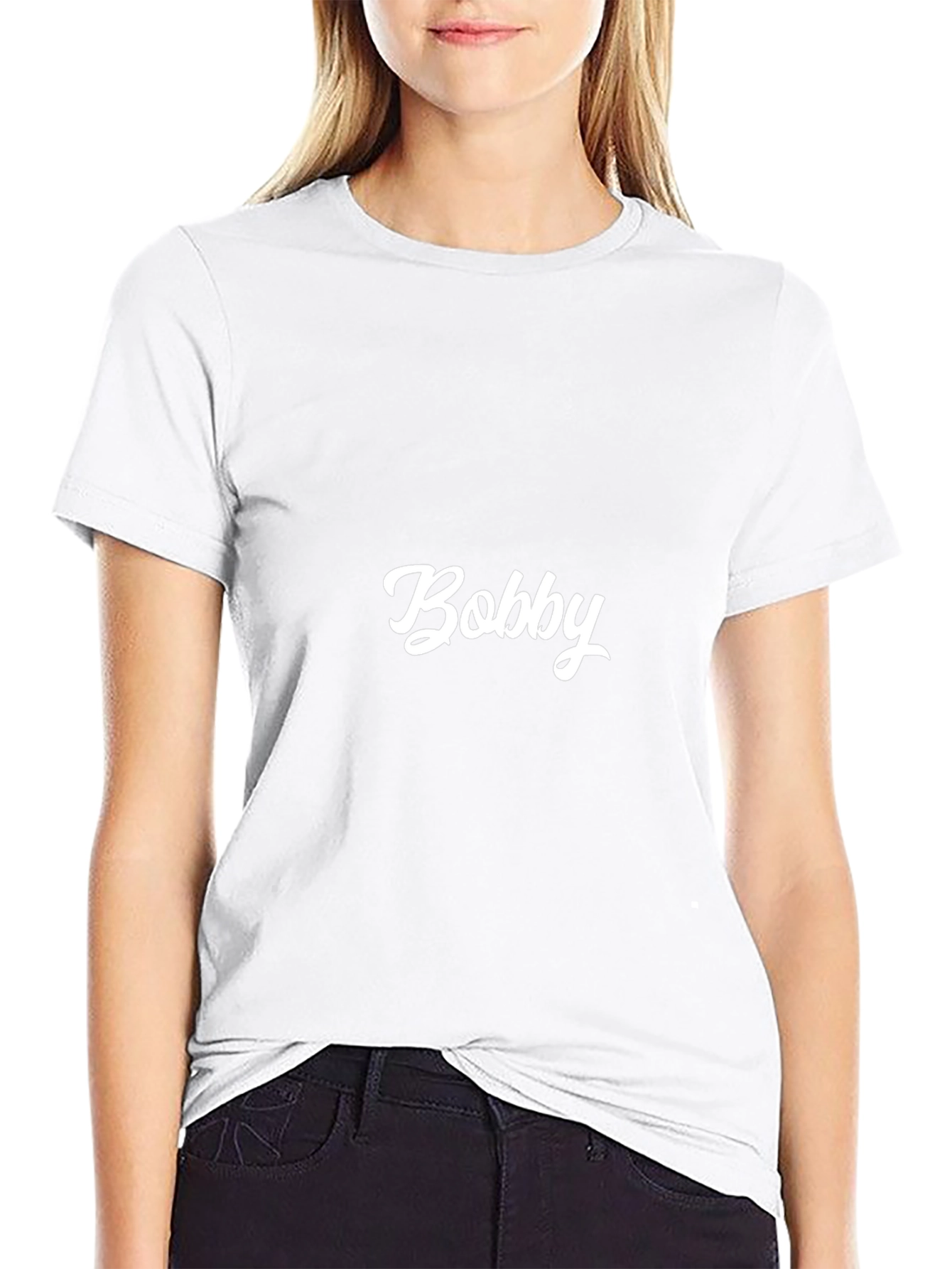 Bobby Script Black T-Shirt