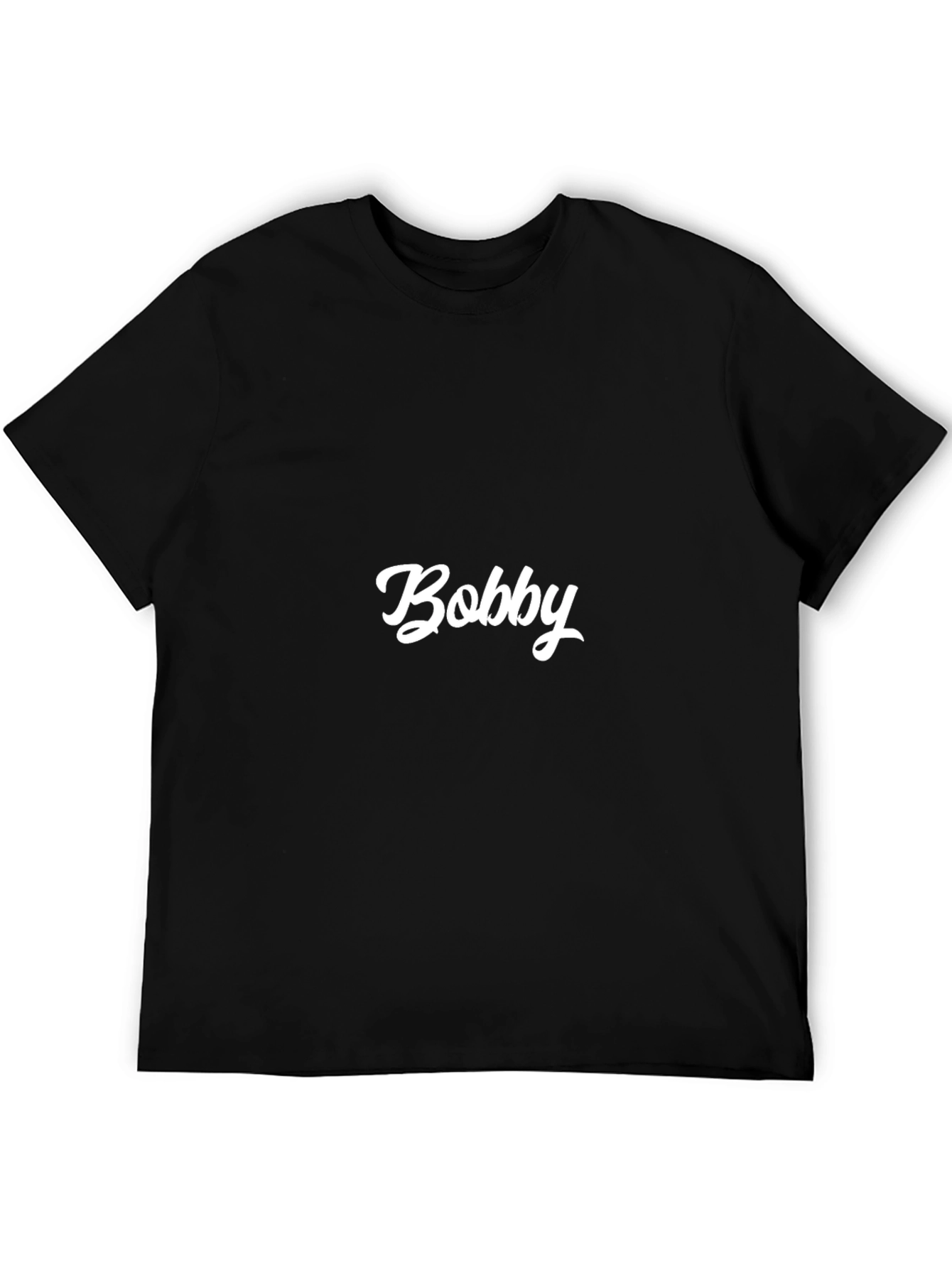 Bobby Script Black T-Shirt