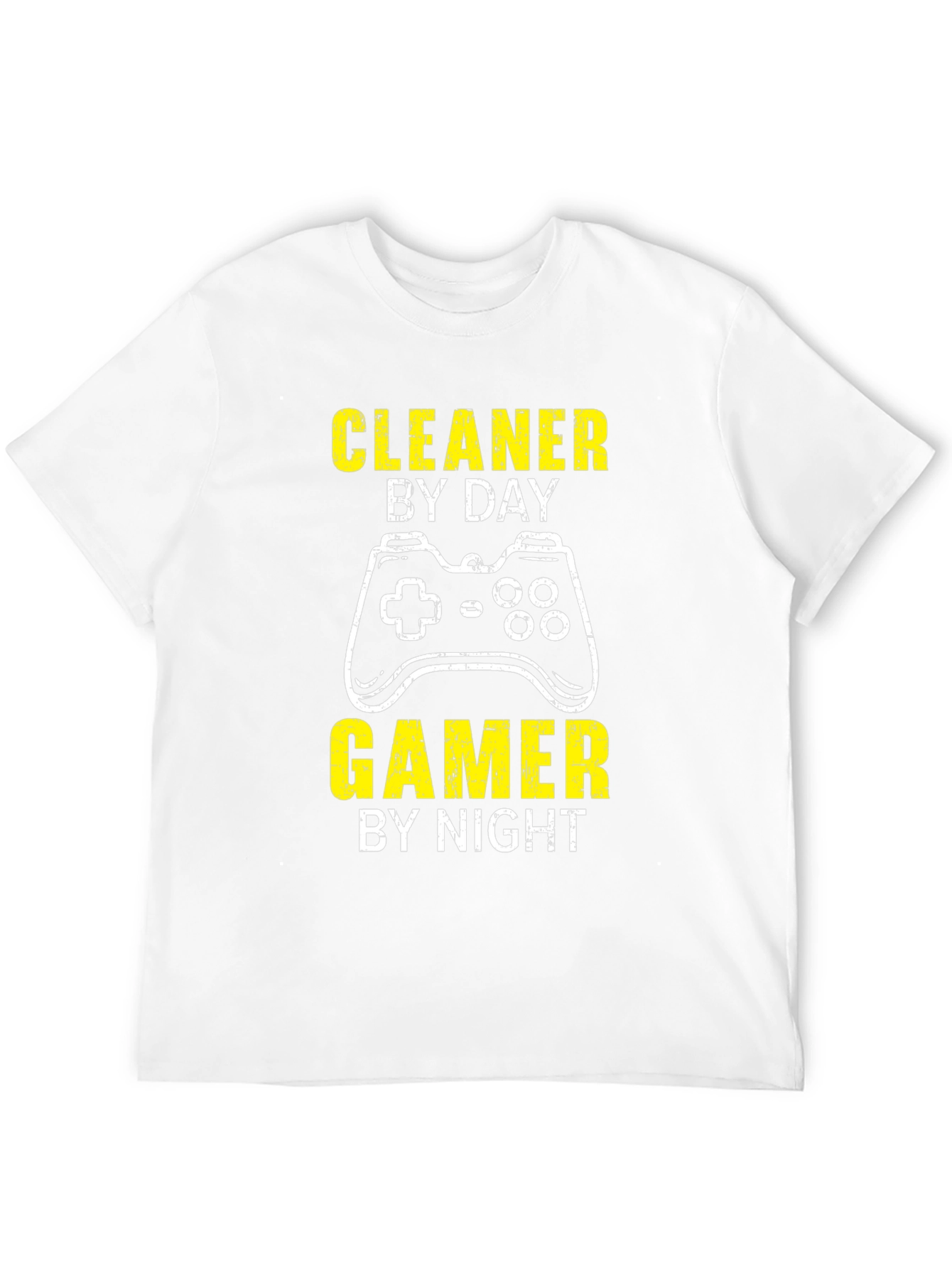 Cleaner by Day Gamer by Night Graphic Tee