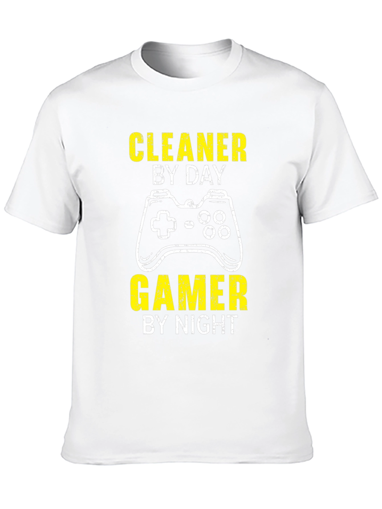 Cleaner by Day Gamer by Night Graphic Tee