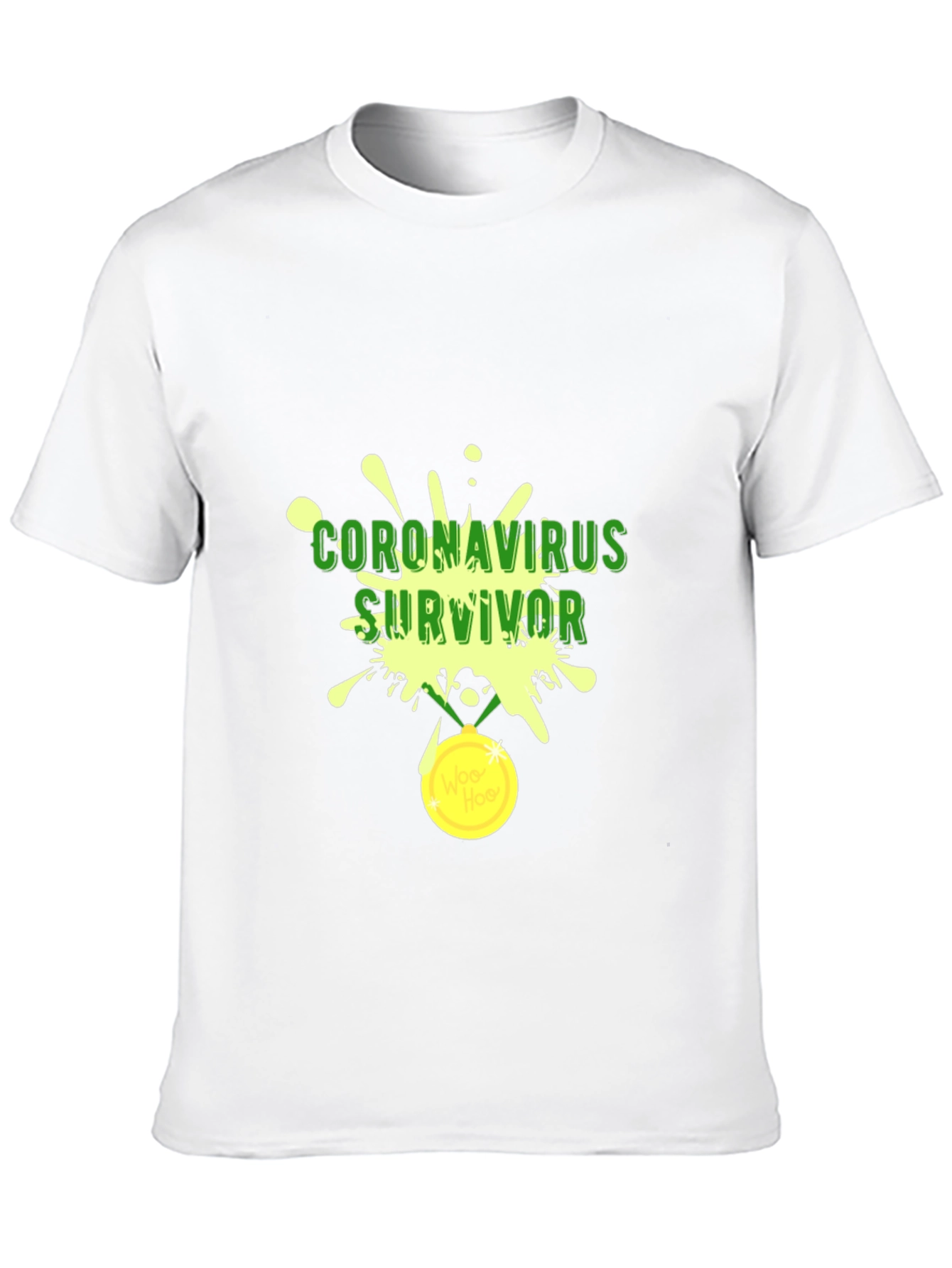 Coronavirus Survivor Black Tee