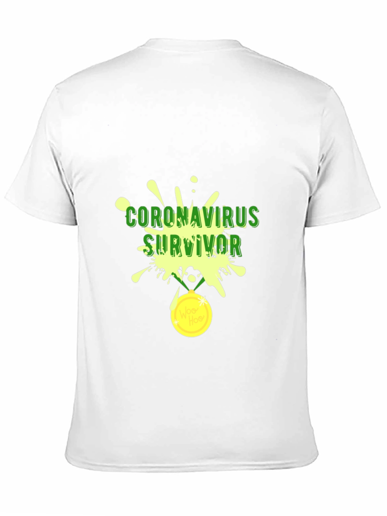 Coronavirus Survivor Black Tee