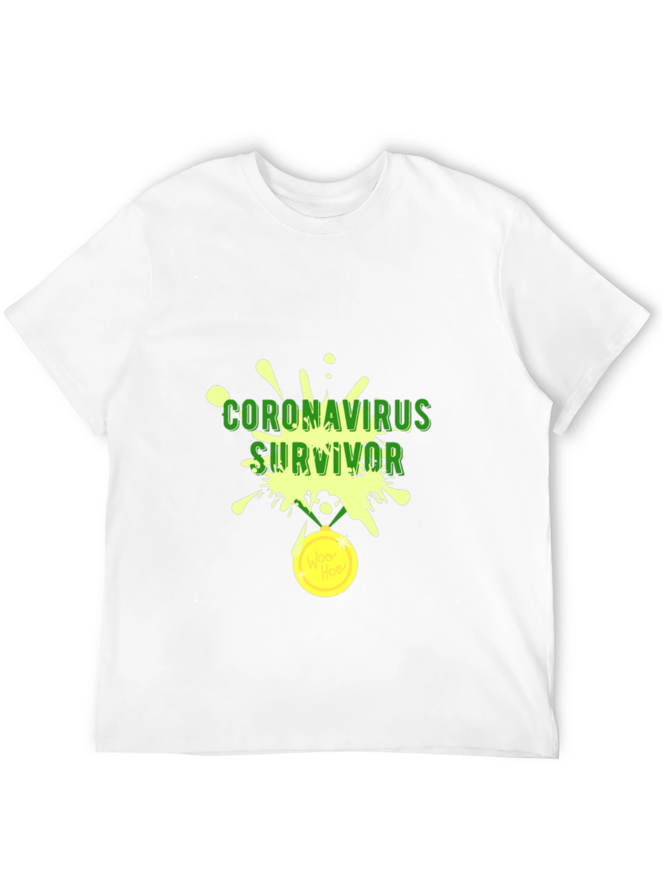 Coronavirus Survivor Black Tee