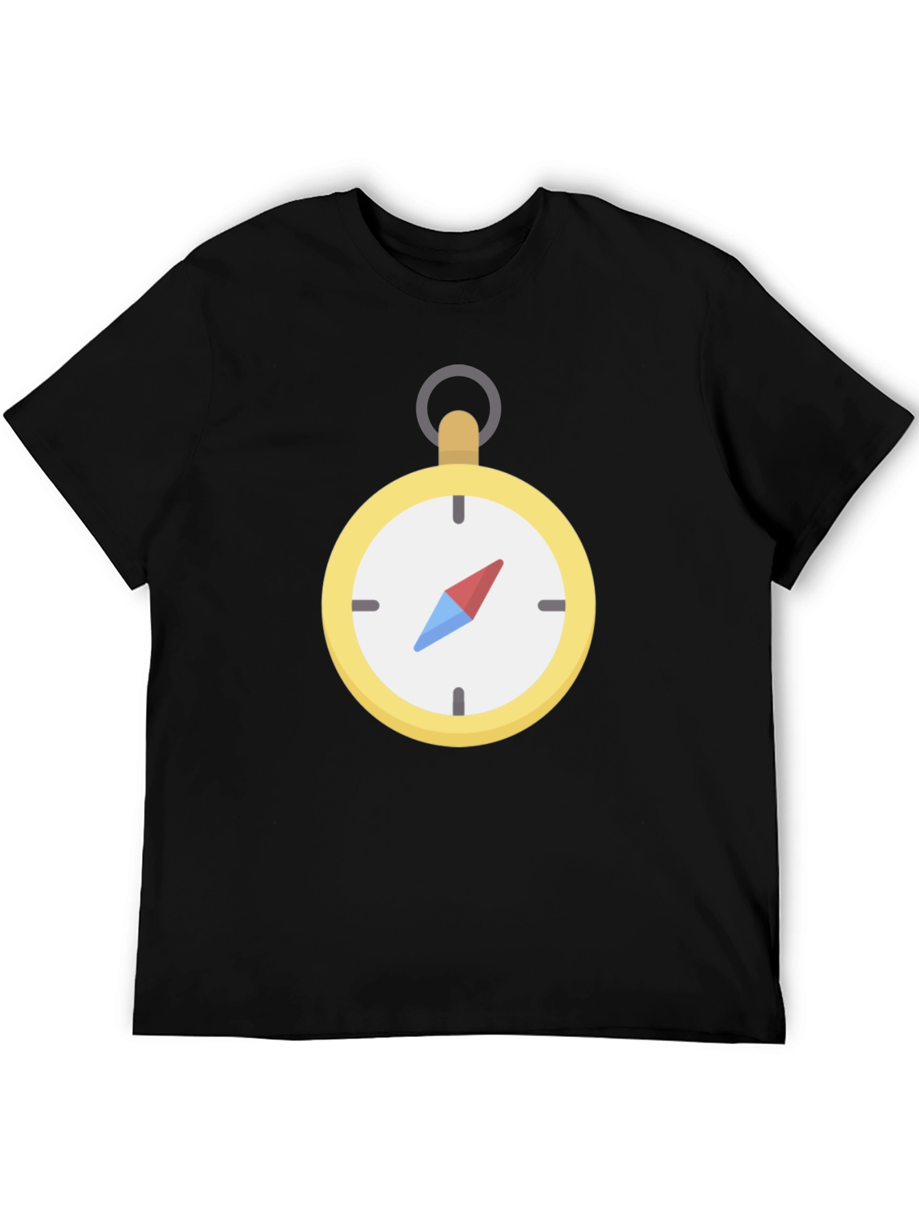 Compass Graphic Black T-Shirt