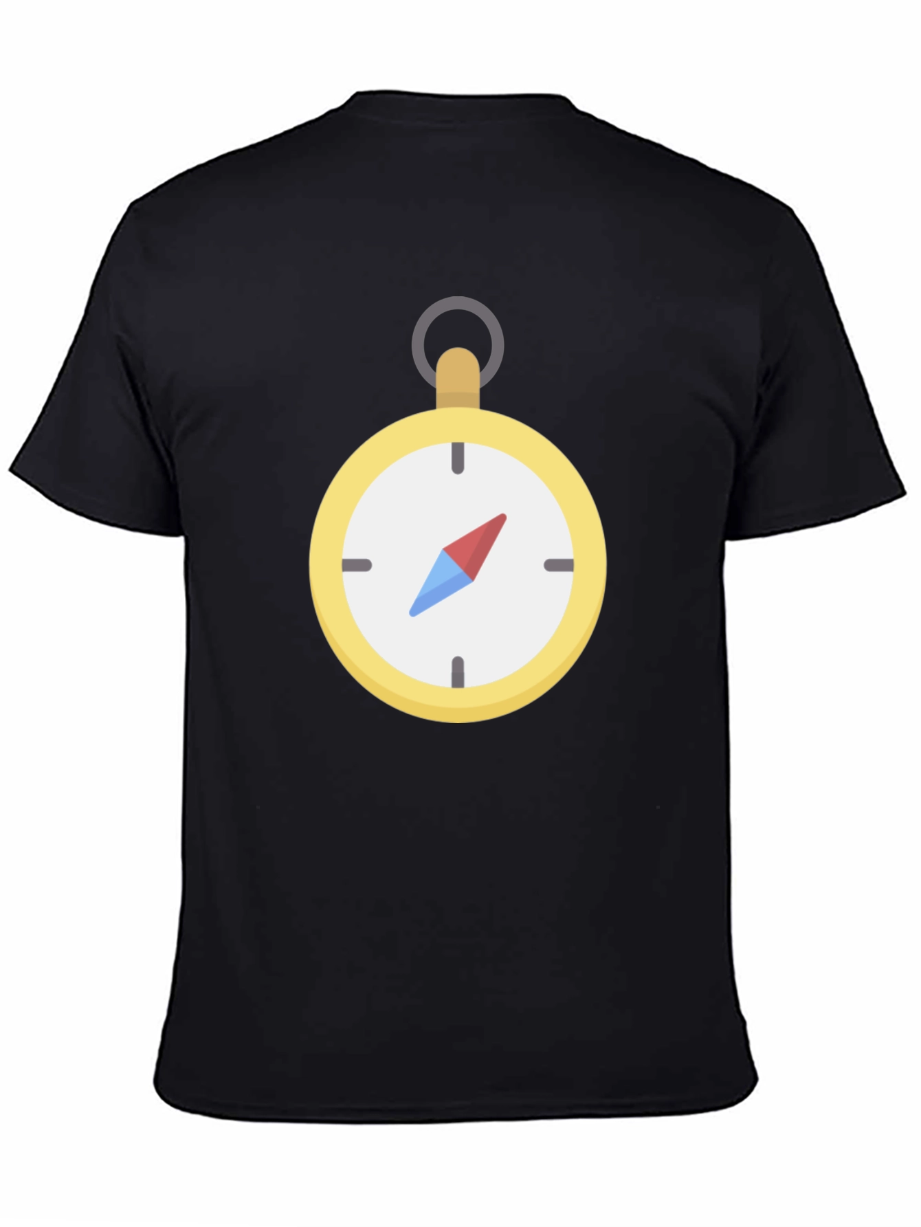 Compass Graphic Black T-Shirt