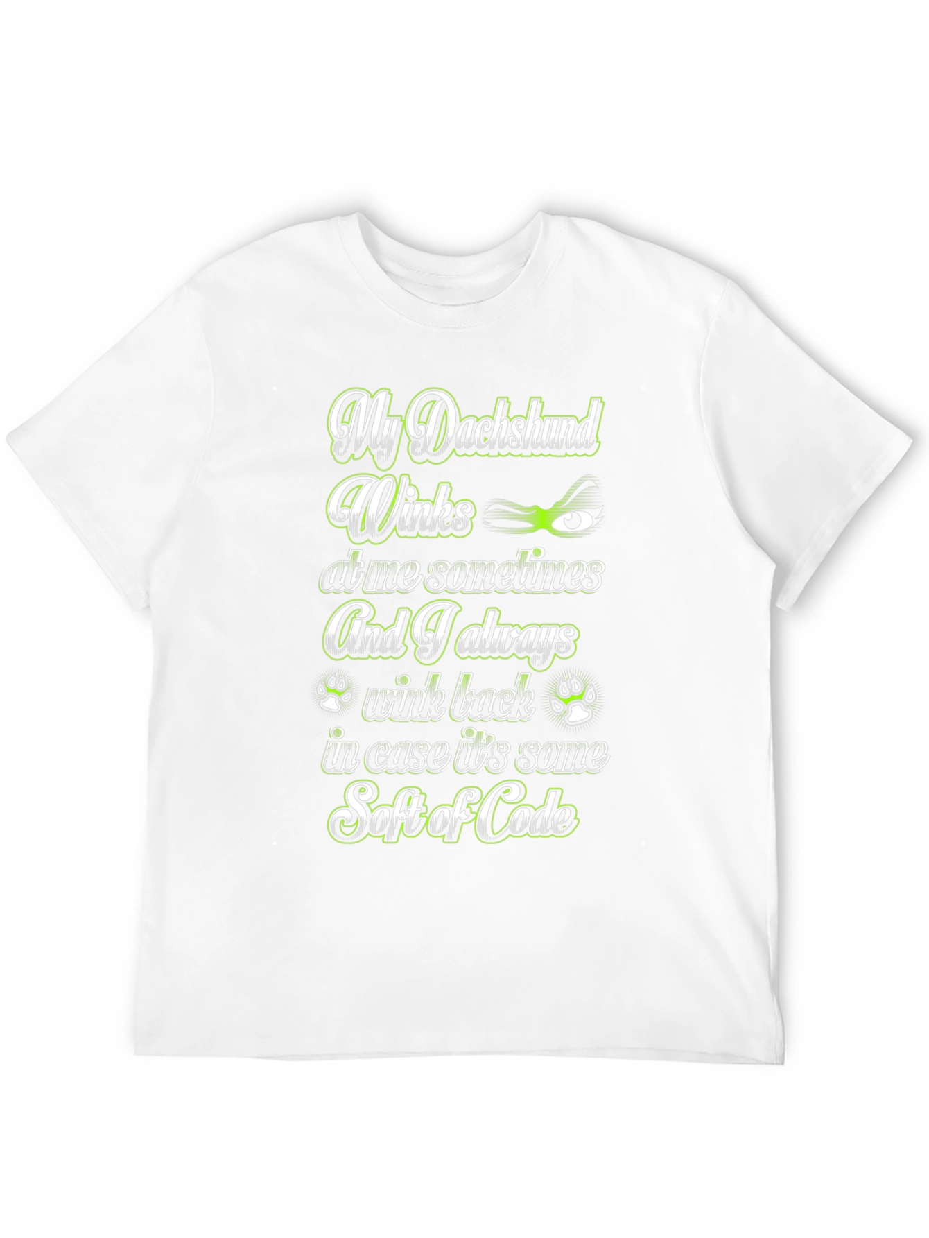 My Dachshund Winks Graphic T-Shirt