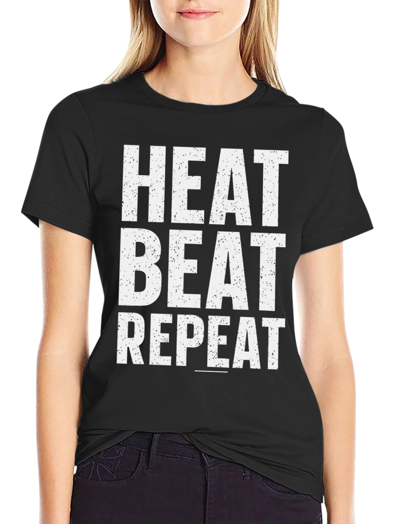 Heat Beat Repeat Graphic T-Shirt