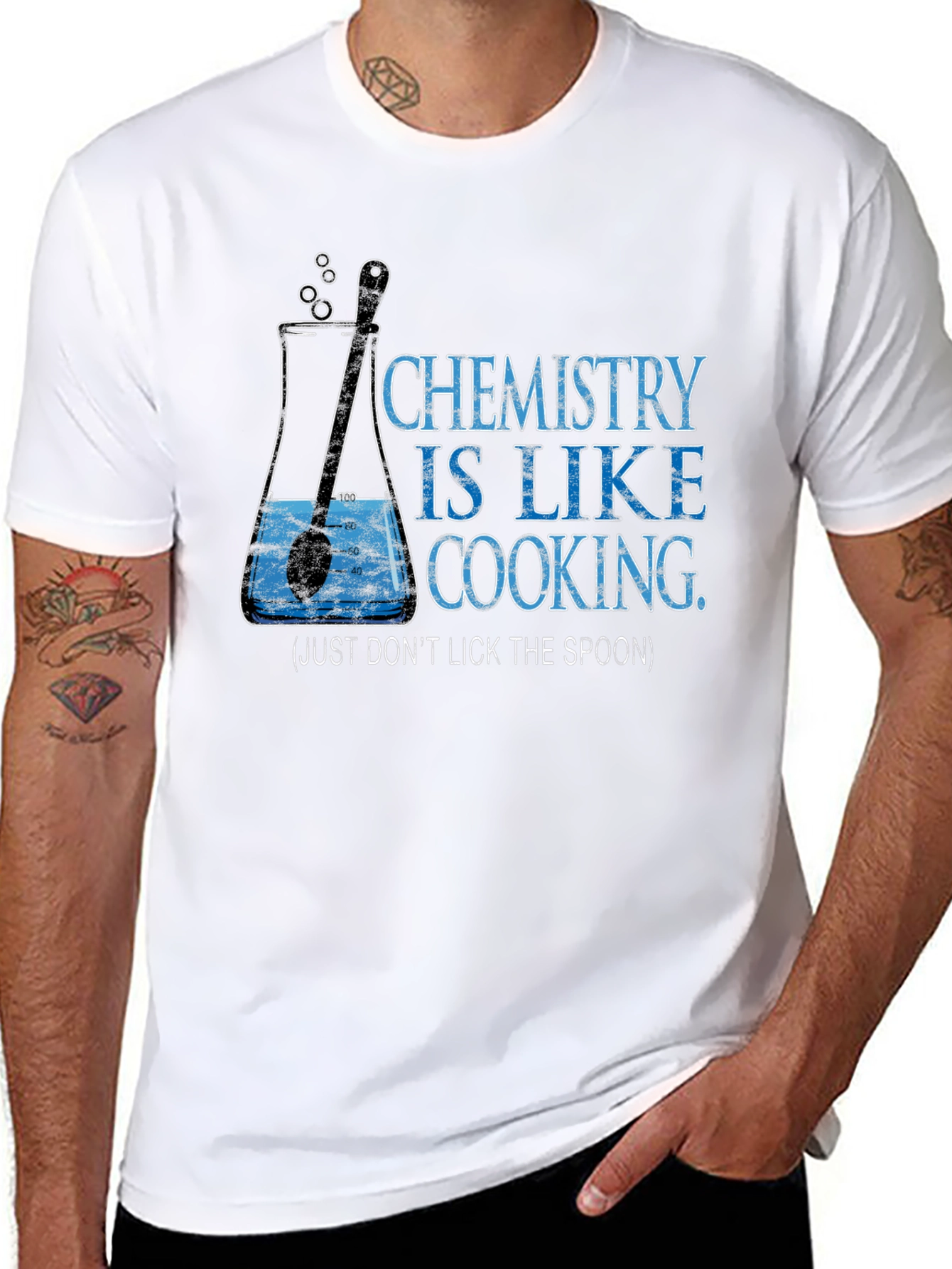 Chemistry Cooking T-Shirt: Dont Lick the Spoon!