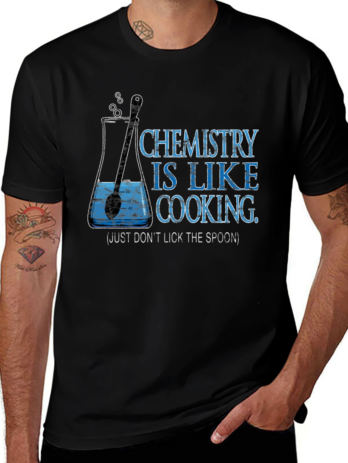 Chemistry Cooking T-Shirt: Dont Lick the Spoon!